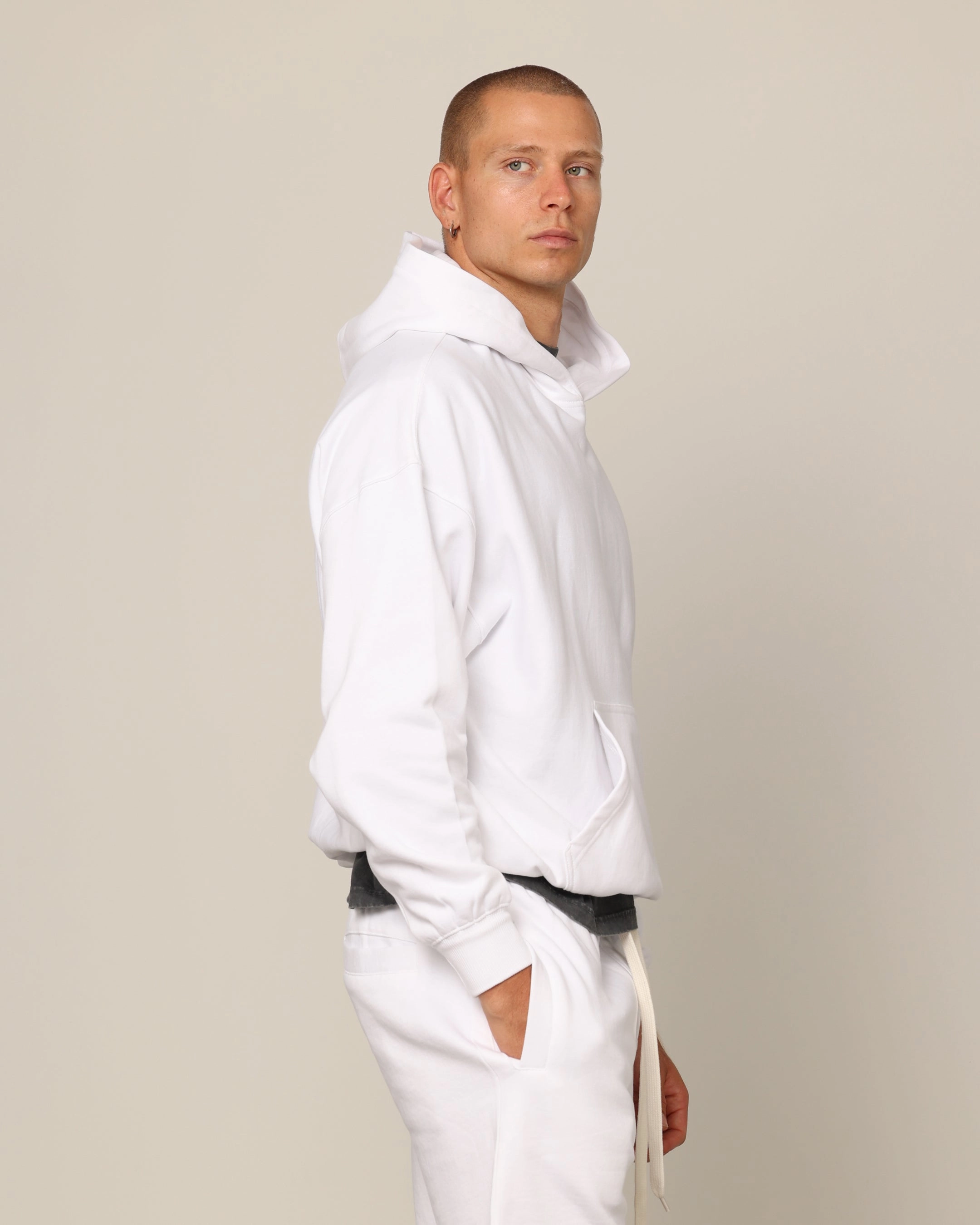 Perfume doctors Carr?? Blanc Oversized Hoodie White