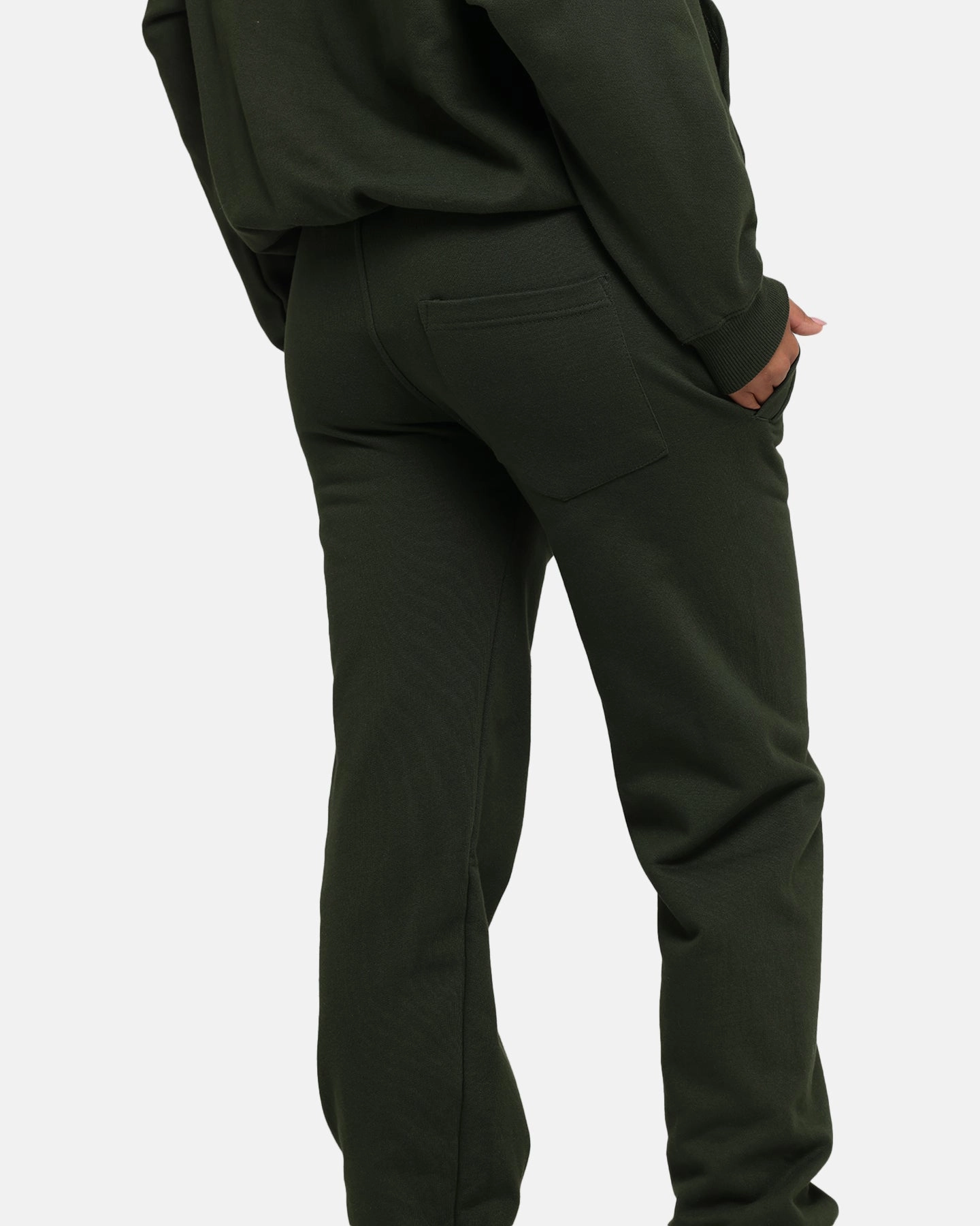 RecyclablePackaging No Iron Carr?? Blanc Sweatpants Dark Green