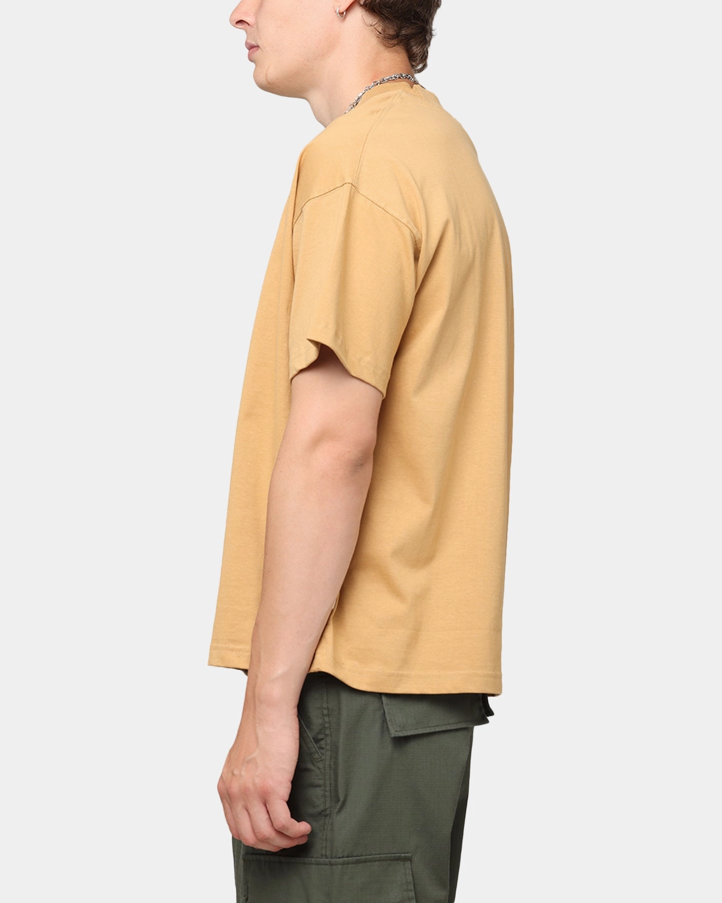 Carr?? Blanc T-Shirt Tan Heather Texture Finish graduation
