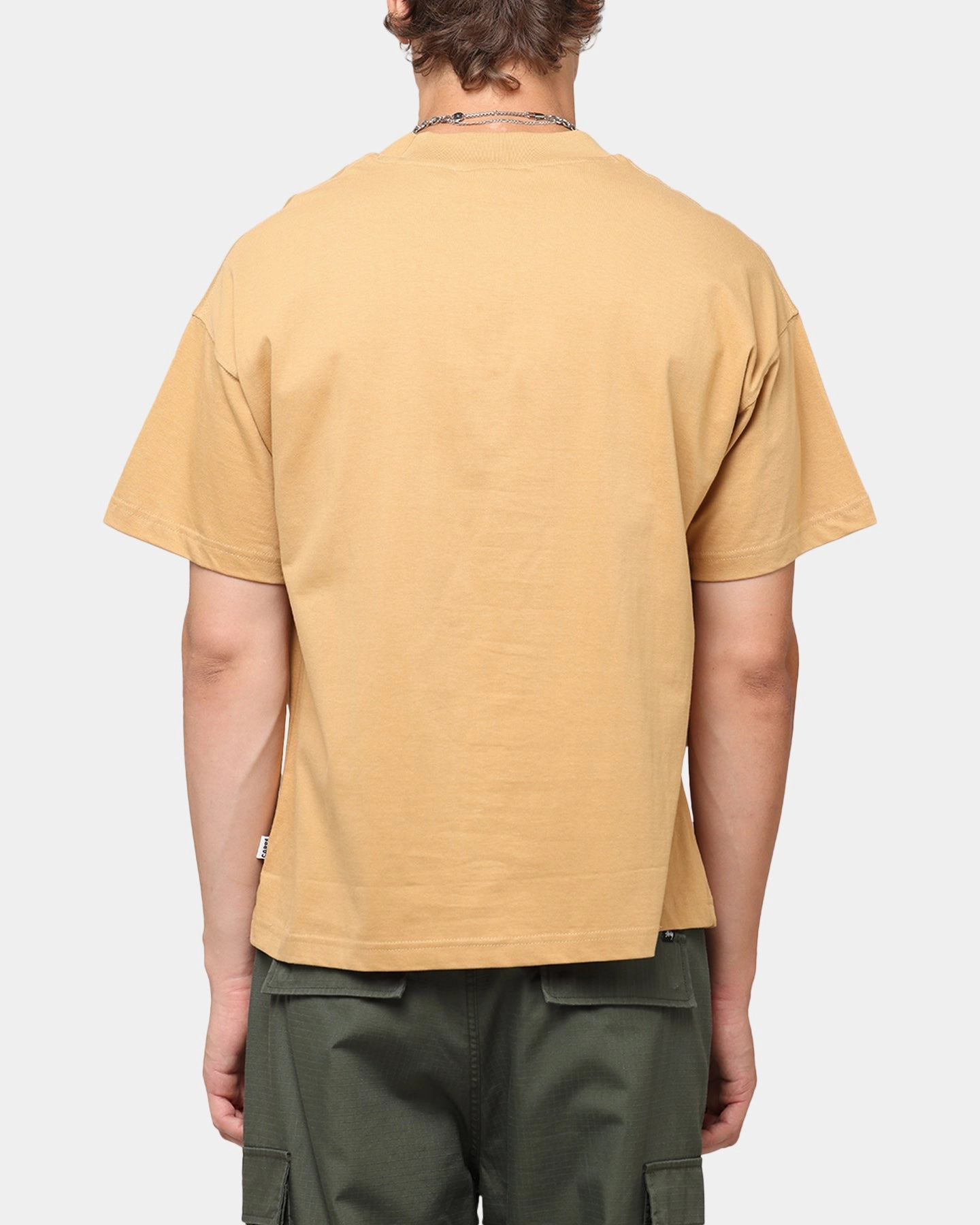 OekoTexCertified Athletic Wear Carr?? Blanc T-Shirt Tan