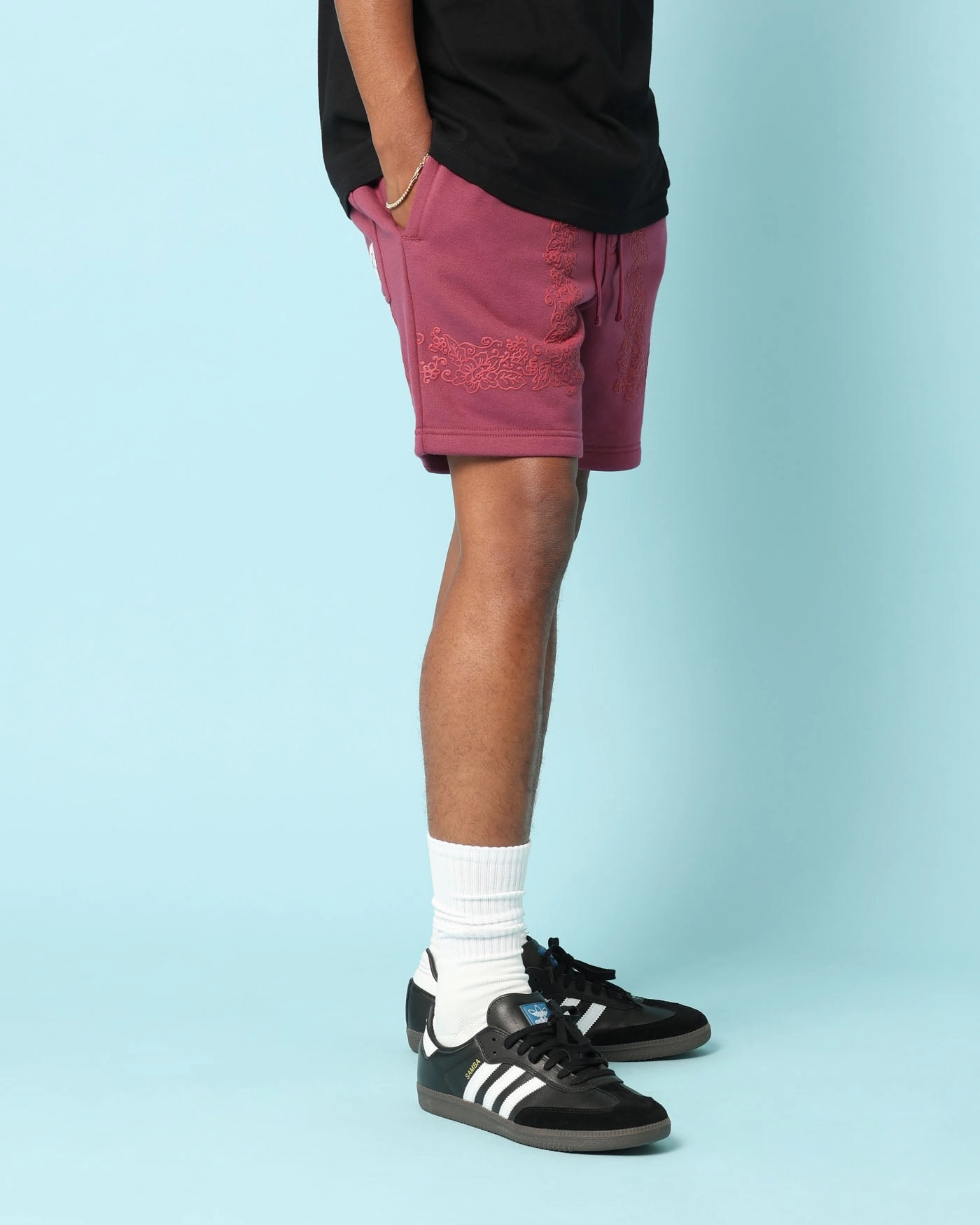 Durable Quality Everyday Basic Carr?? Botanical Sweat Shorts Port