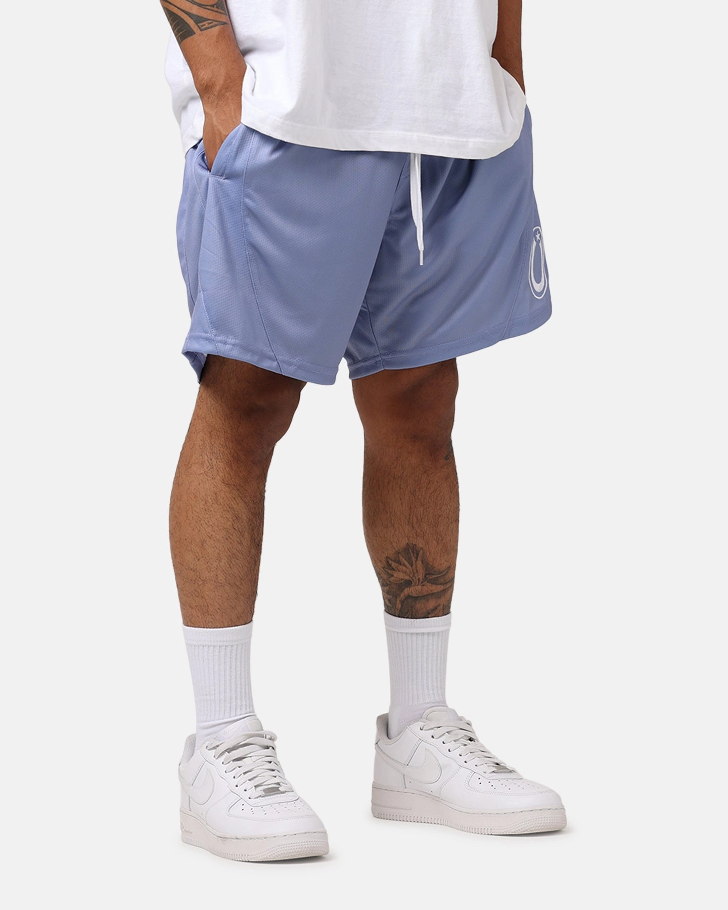 Carr?? C-Star Mesh Basketball Shorts Purple scarf