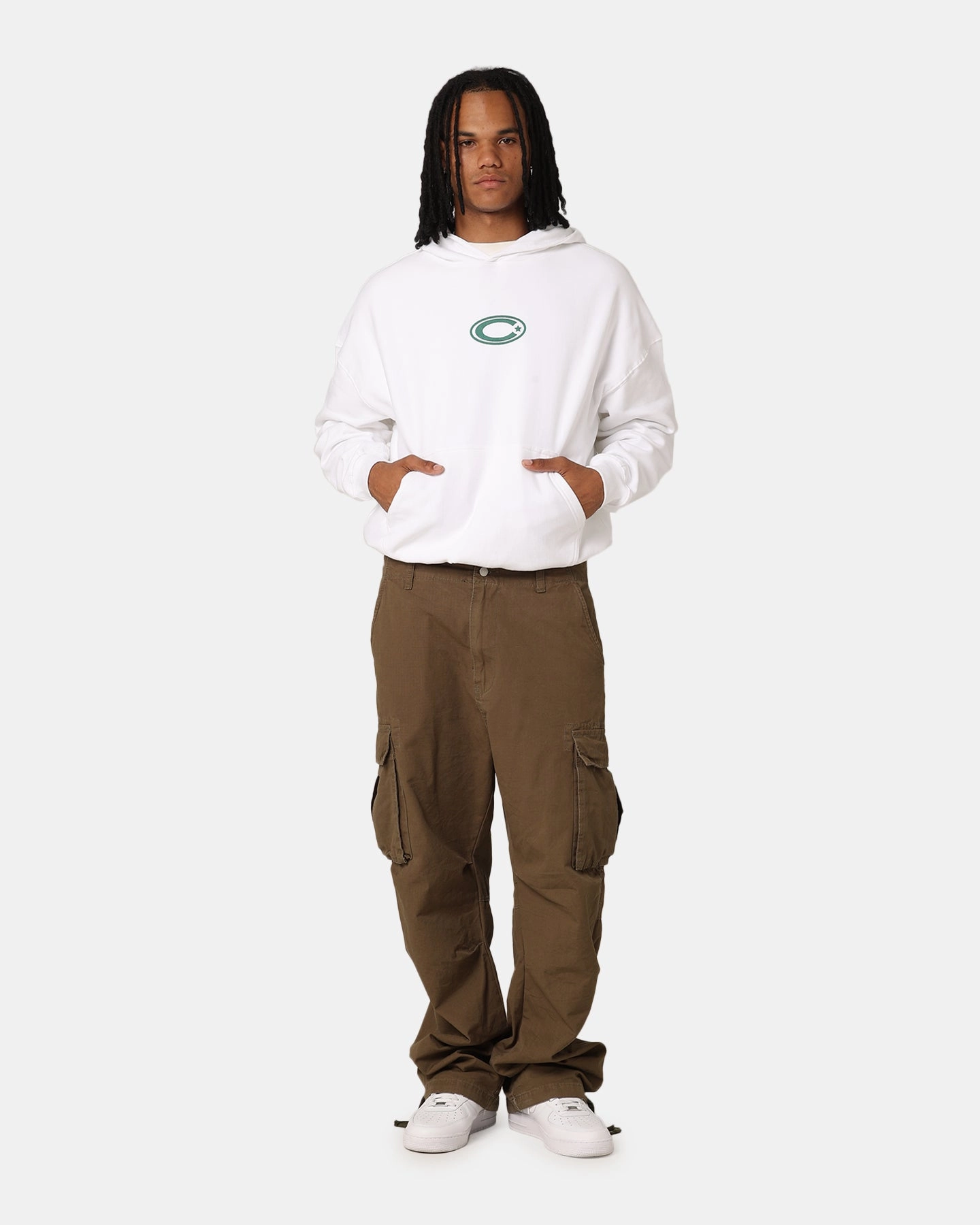 suitable for offline stores Carr?? C-Star Oversized Hoodie White