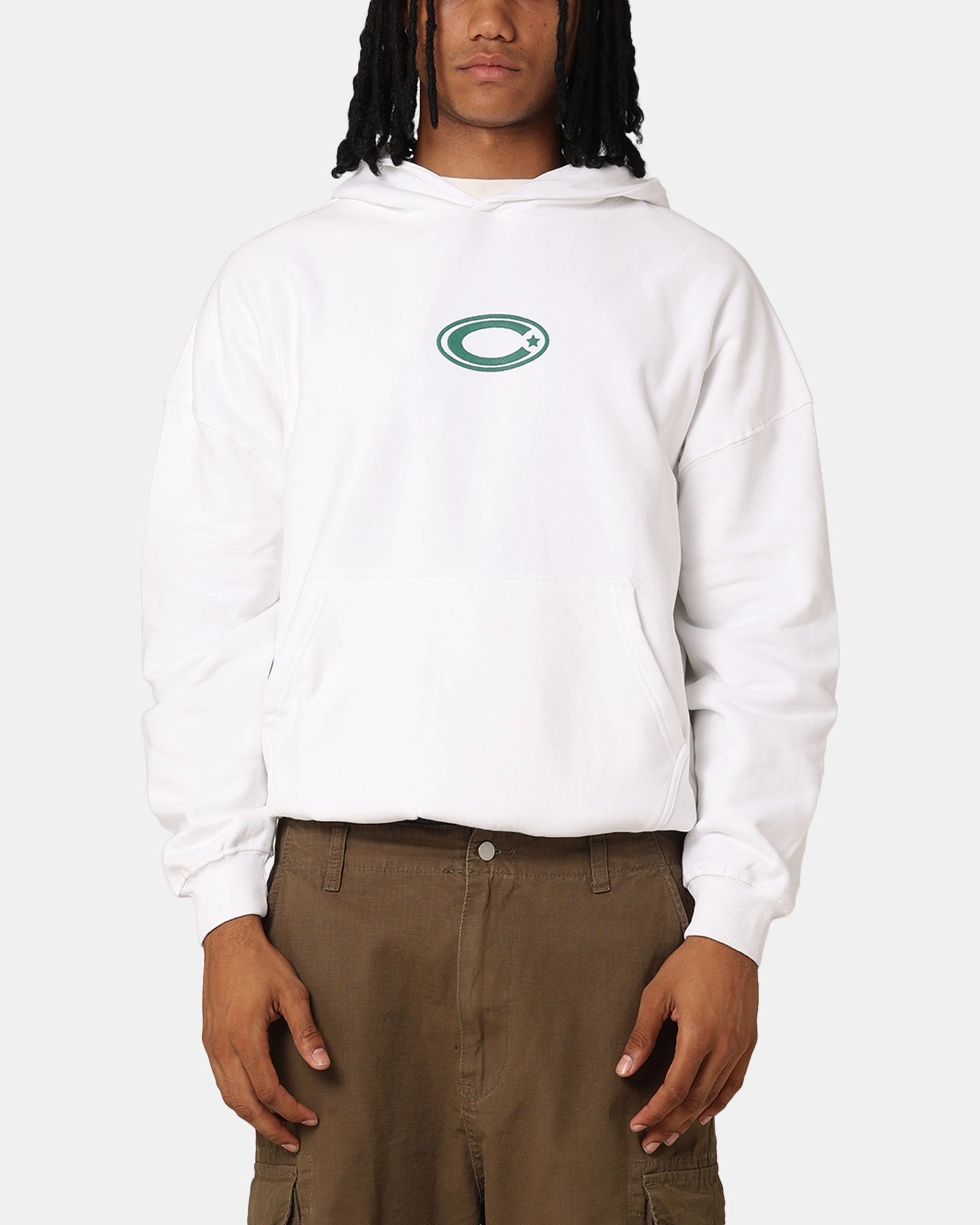 Carr?? C-Star Oversized Hoodie White Suitcase