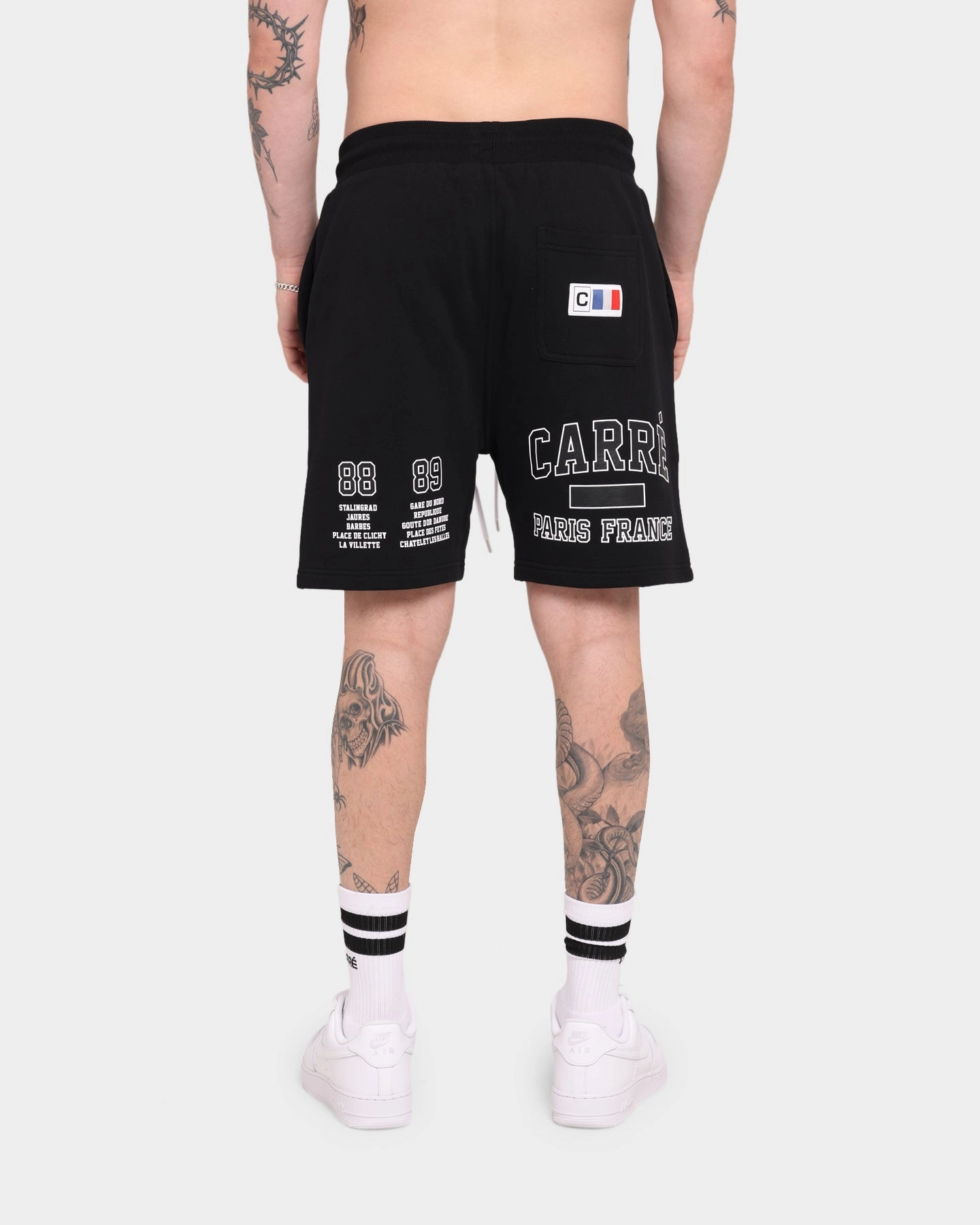 Denim shorts Athletic Silhouette Carr?? CDG Sweat Short Black