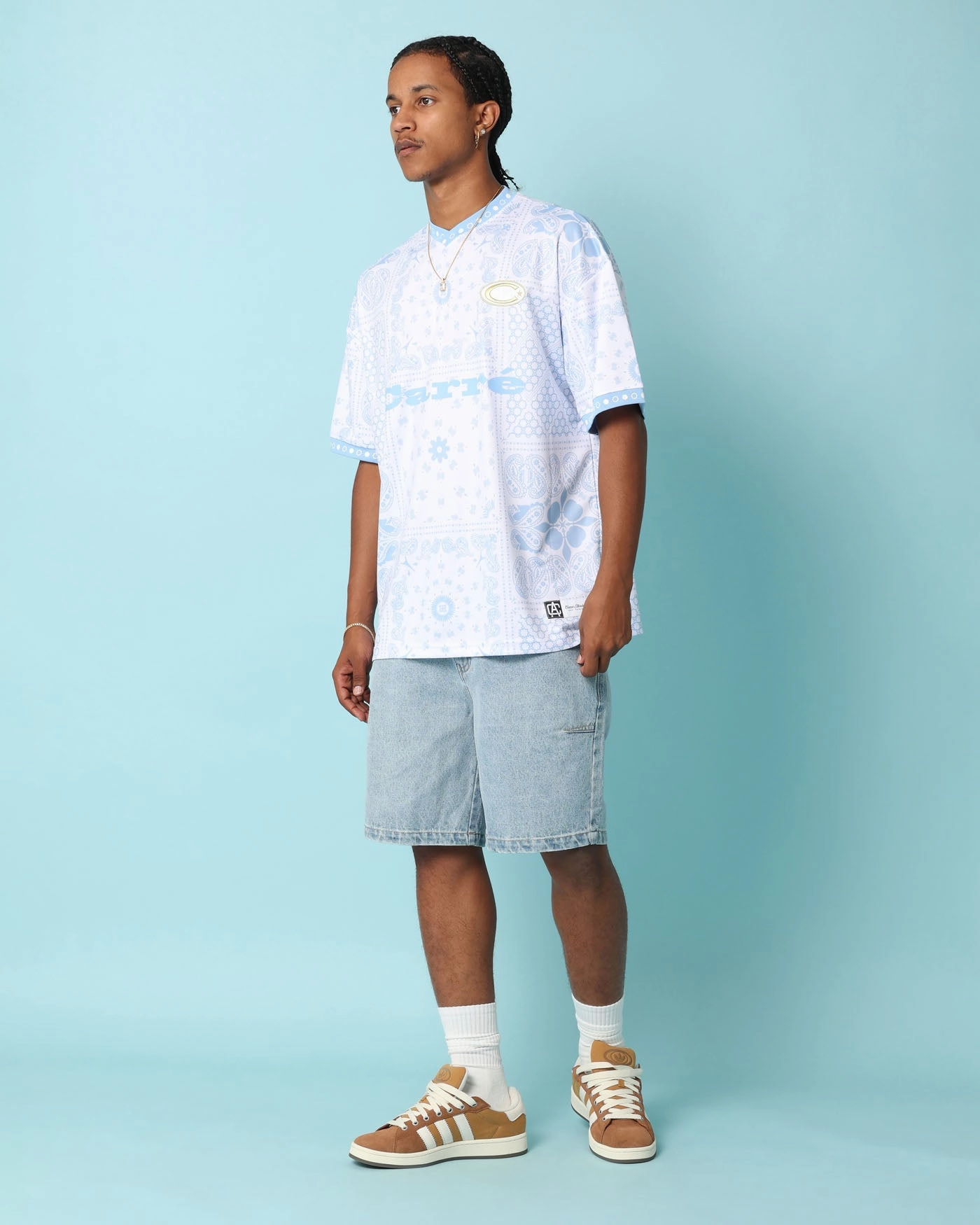 Carr?? Club Carr?? Jort Light Wash Denim anti static coating
