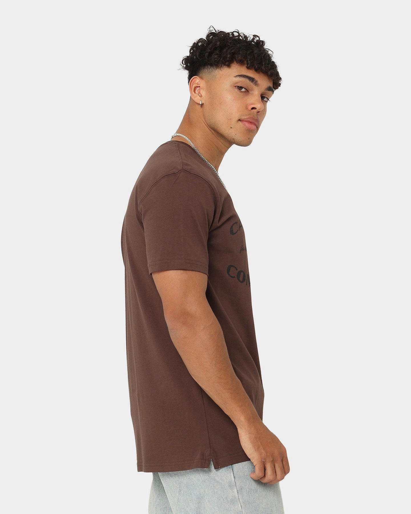Carr?? Community Vintage T-Shirt Dark Brown Quick Dry Material