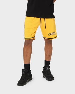Carr?? Cours Basketball Shorts Yellow Airflow channels
