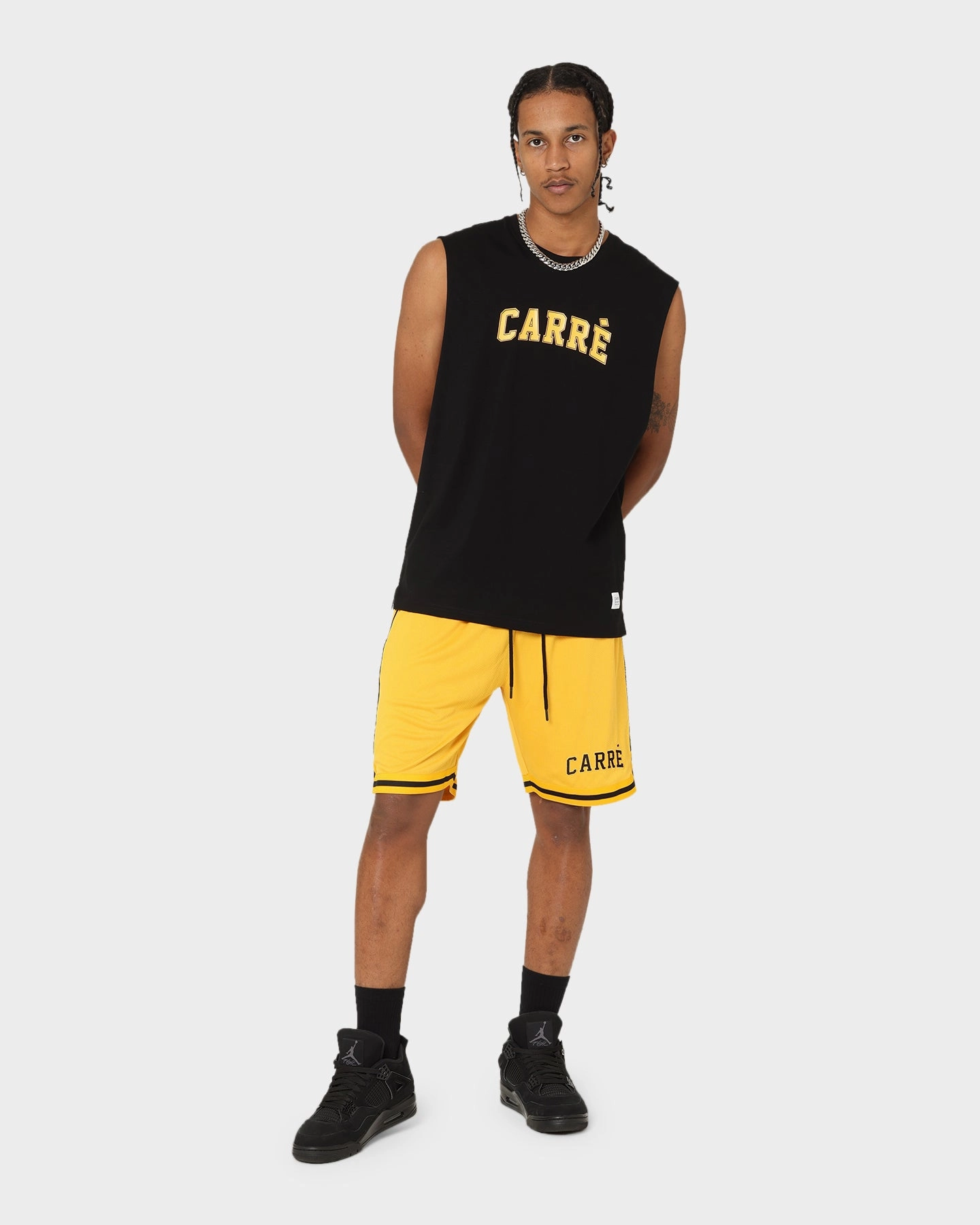 Comfort Cushion Carr?? Cours Basketball Shorts Yellow