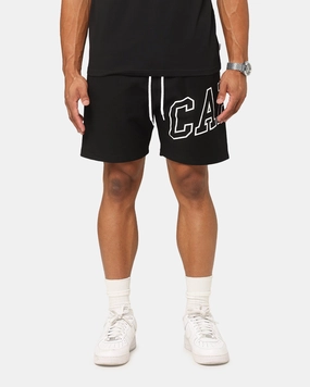 Carr?? Enorme Sweat Shorts Black Animal Print