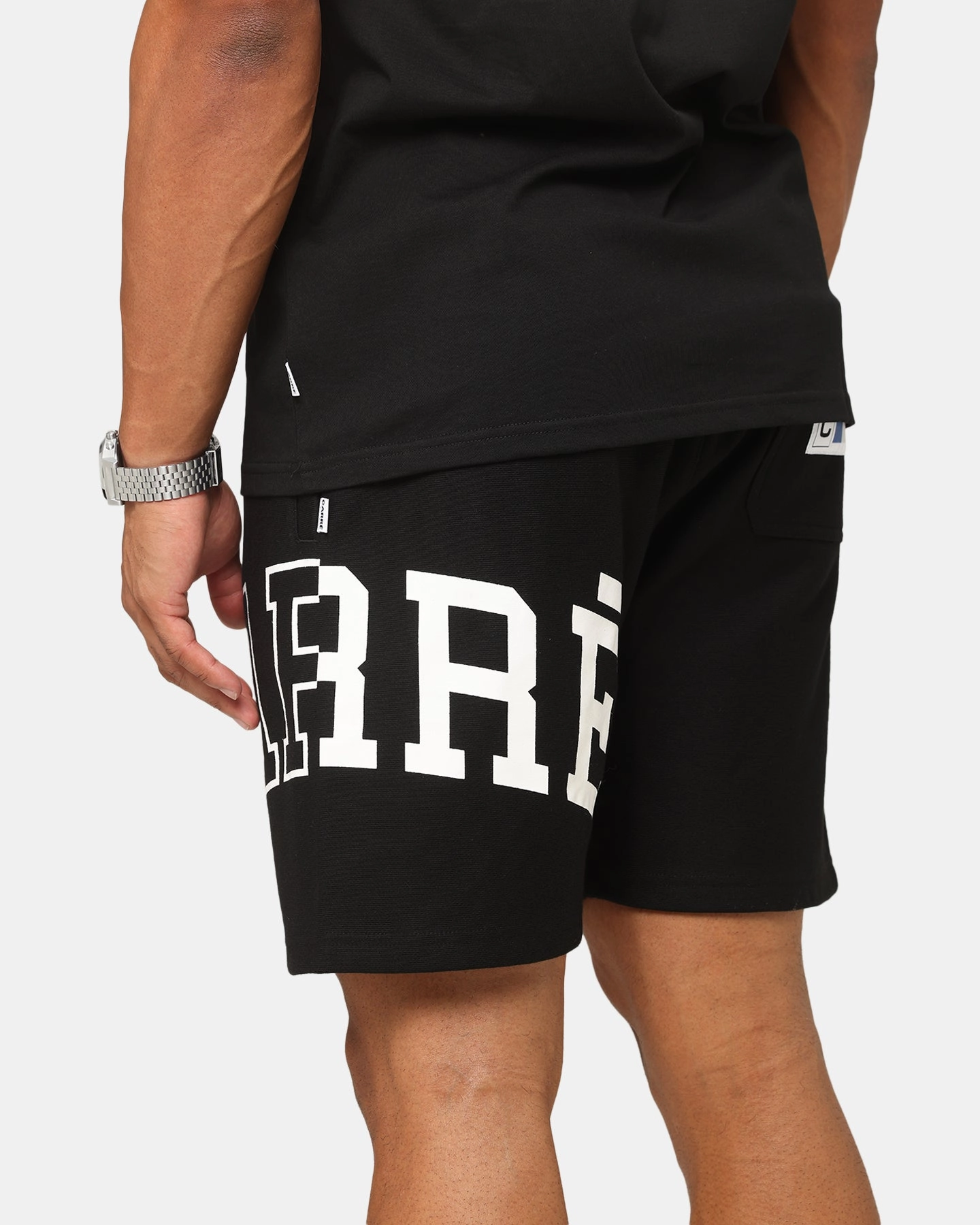 Carr?? Enorme Sweat Shorts Black Urban Style Abrasion Resistant Fabric