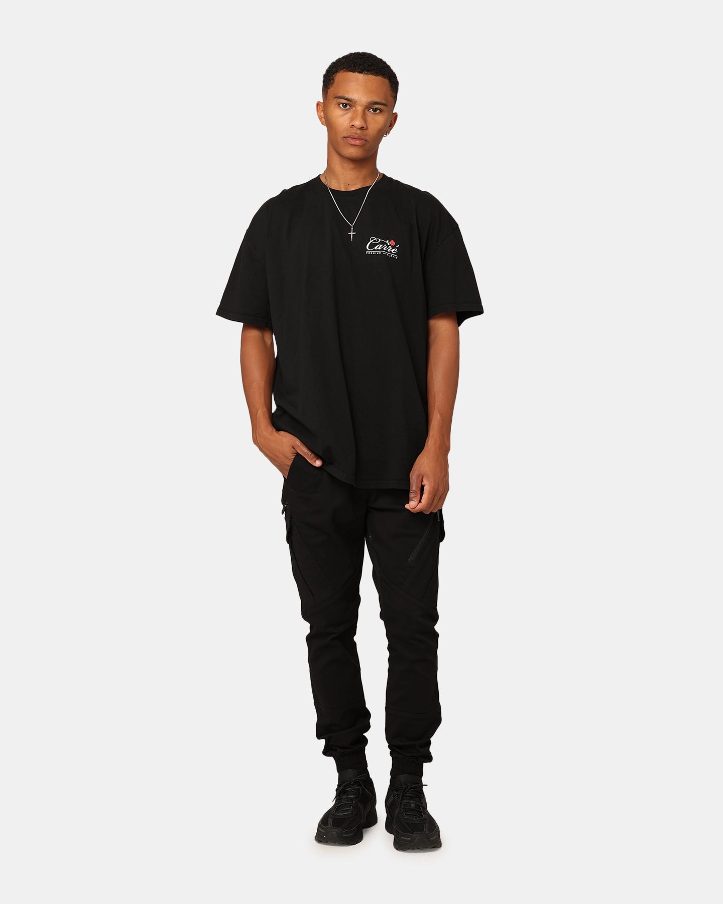 Carr?? Evolution Cargo Joggers Black/Black Adjustable drawstring