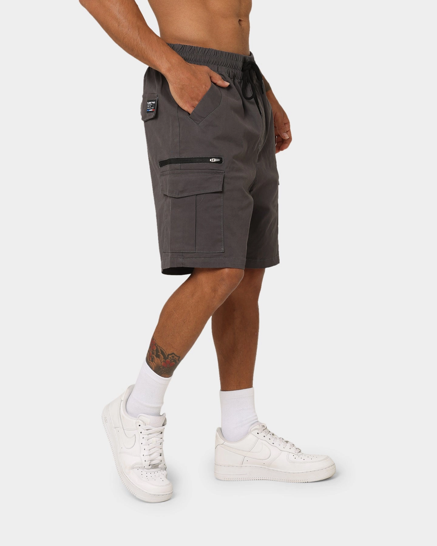 Carr?? Evolution Cargo Shorts Charcoal Luxury Brand Sweat Resistant Coating