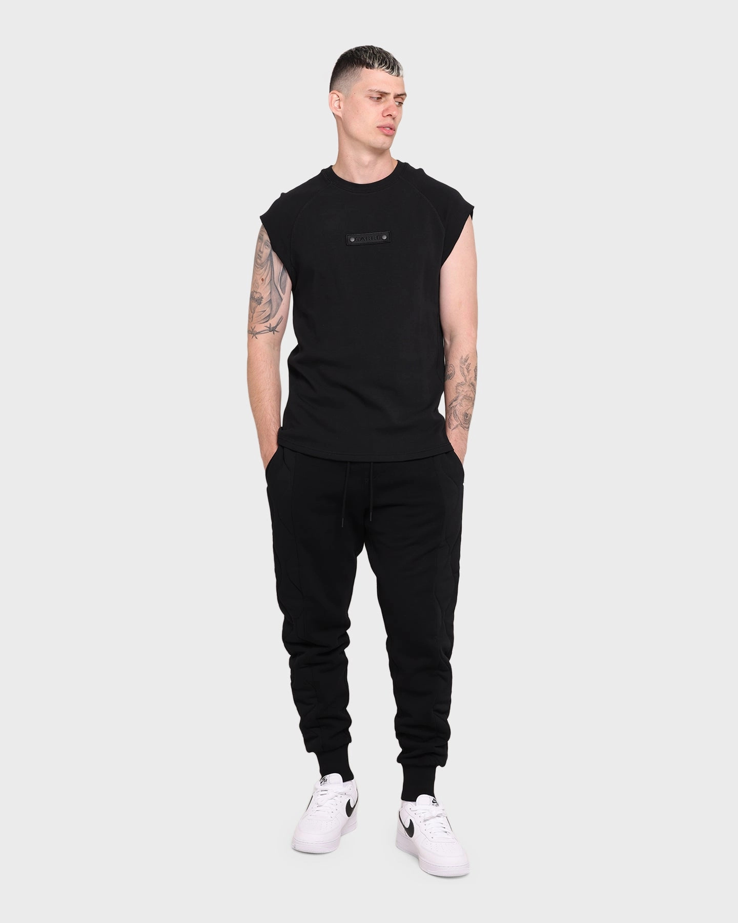 Street Ready WrinkleResistant Texture Carr?? Evolution Muscle T-Shirt Black