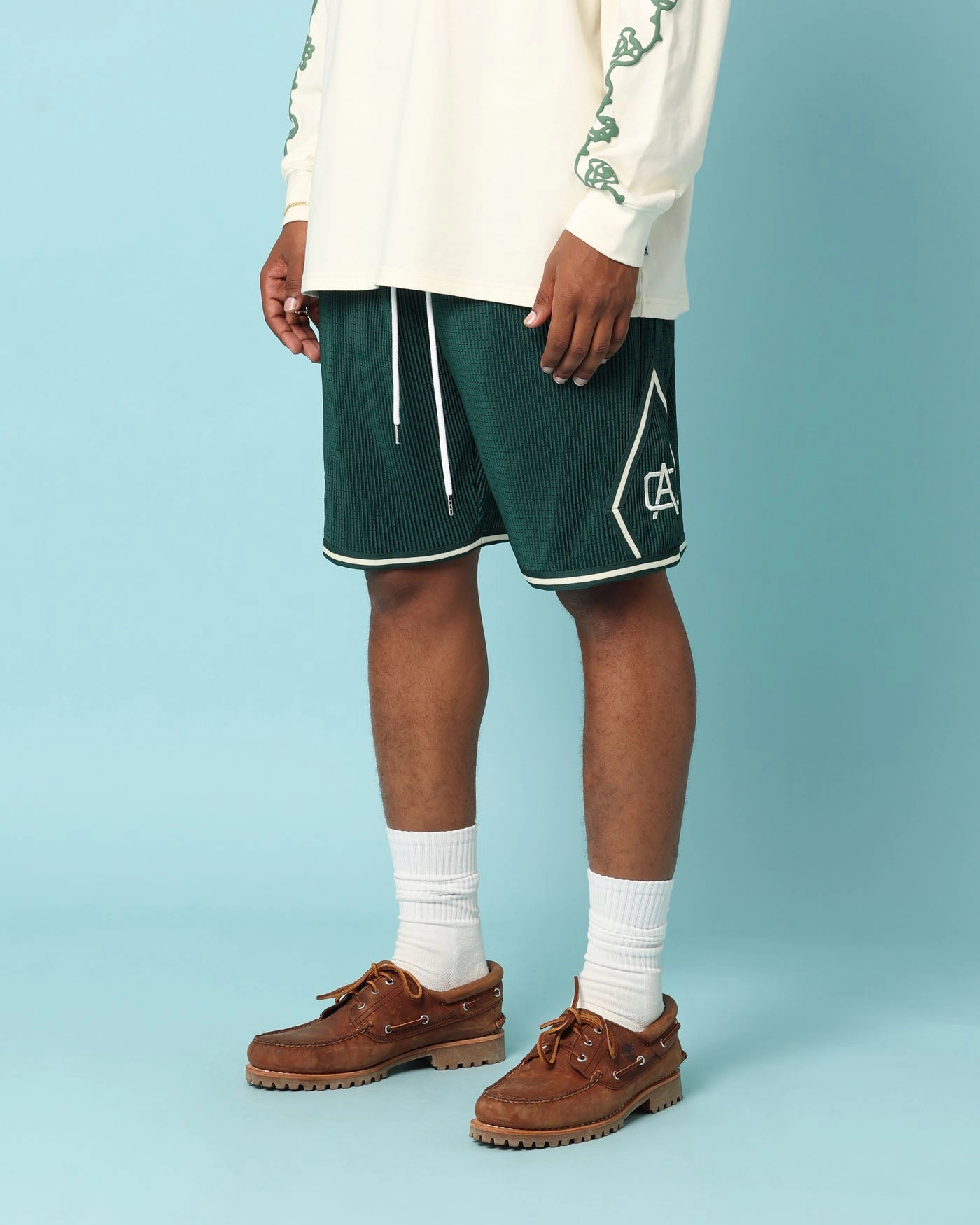 Street Mood Stain Repellent Treatment Carr?? Fold Ball Shorts Green