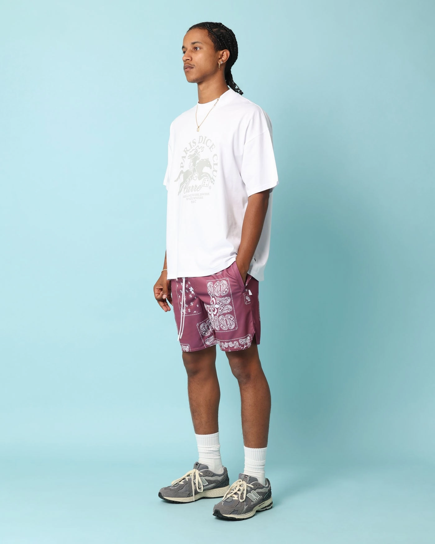 Carr?? Fragment Mesh Shorts Port belt petite size