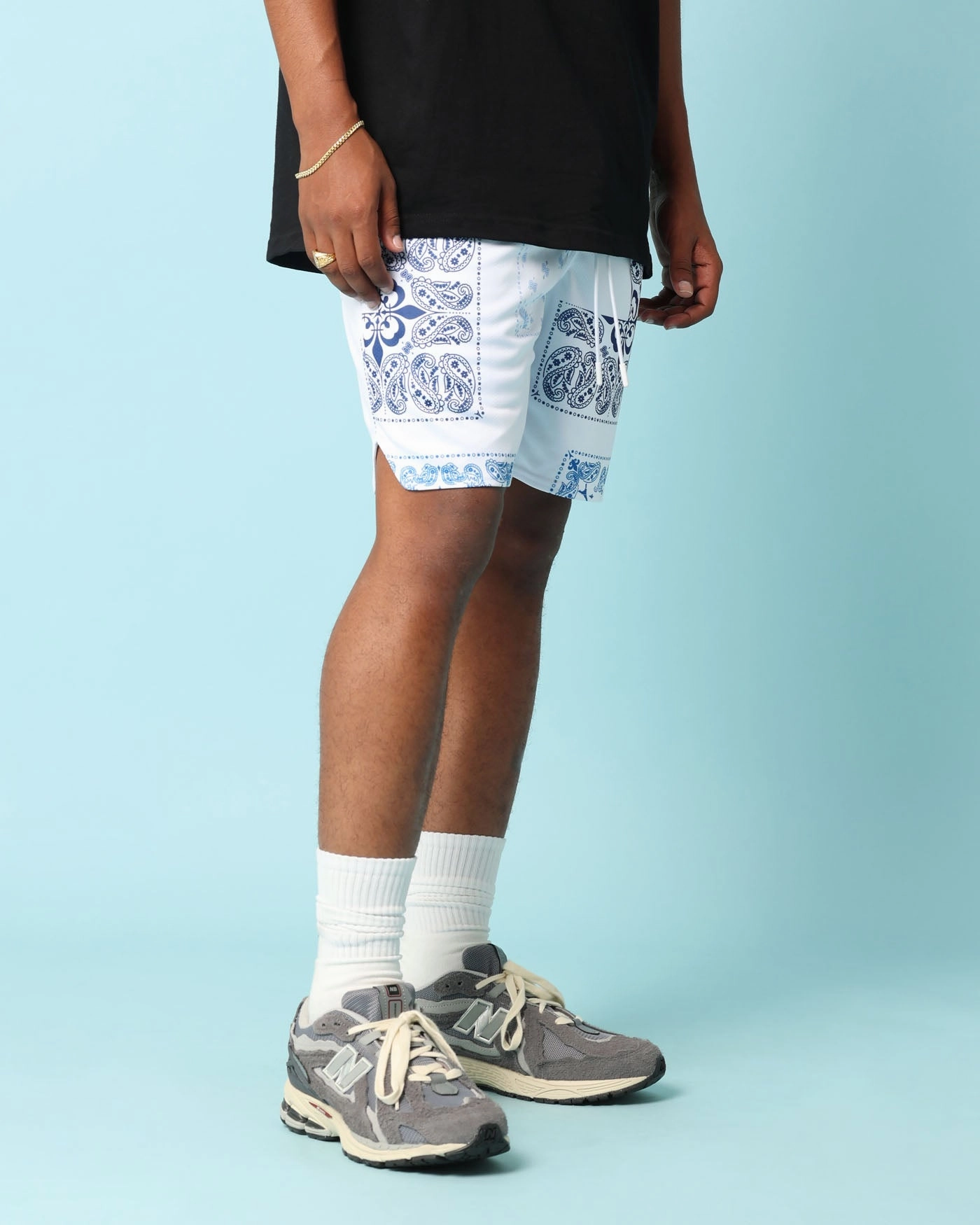 Carr?? Fragment Mesh Shorts White Ultra Soft Waistband