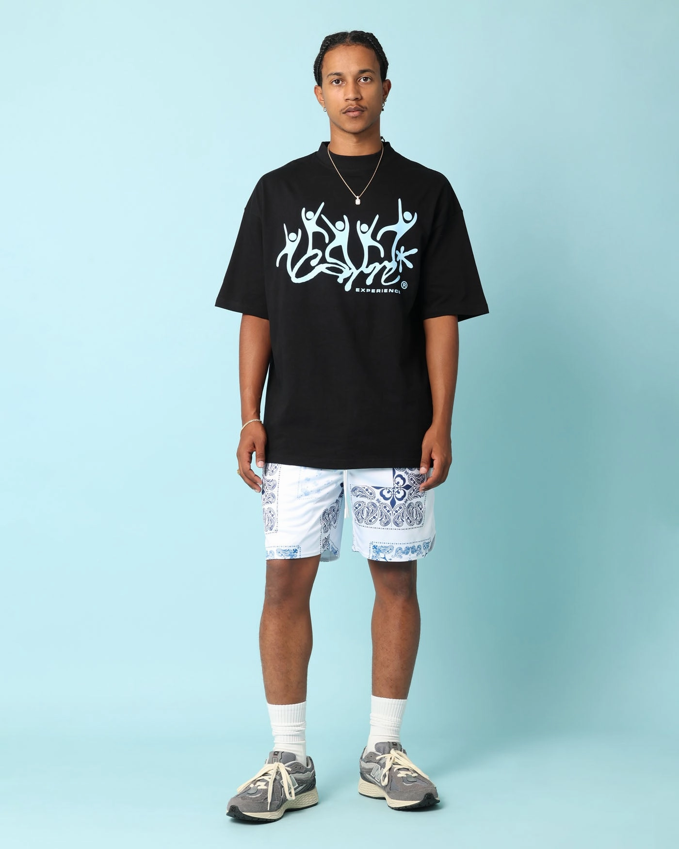 Carr?? Fragment Mesh Shorts White slim fit multiple pockets