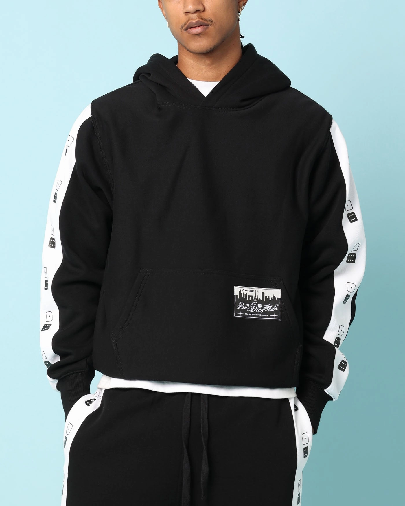 Carr?? High Roller Oversized Hoodie Black suitable for anniversaries