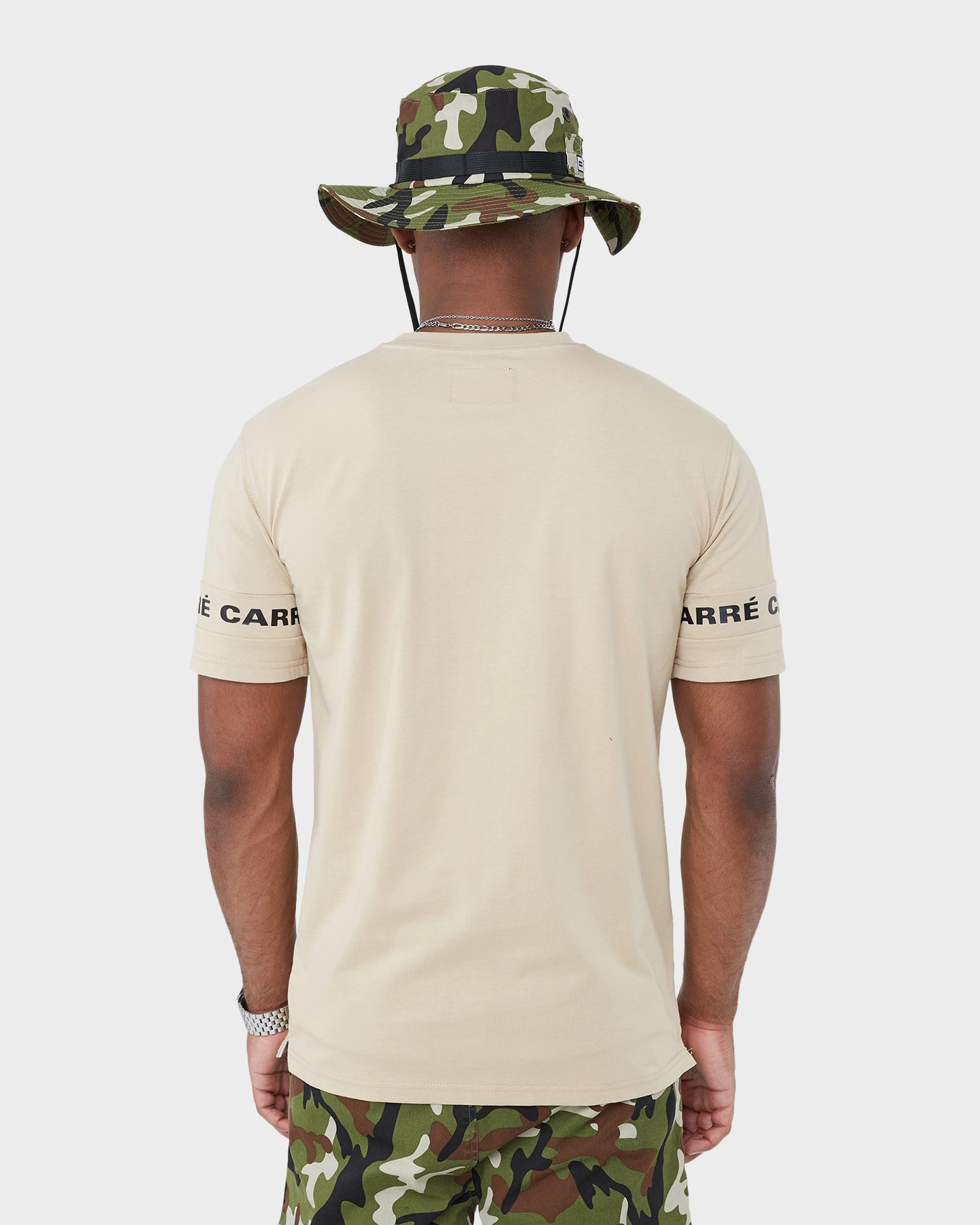 Non-toxic Leisure Casual Carr?? La Manche Short Sleeve T-Shirt Stone