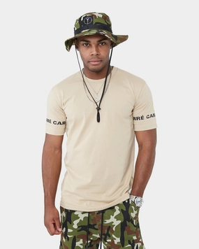 Carr?? La Manche Short Sleeve T-Shirt Stone Polka Dot Pattern