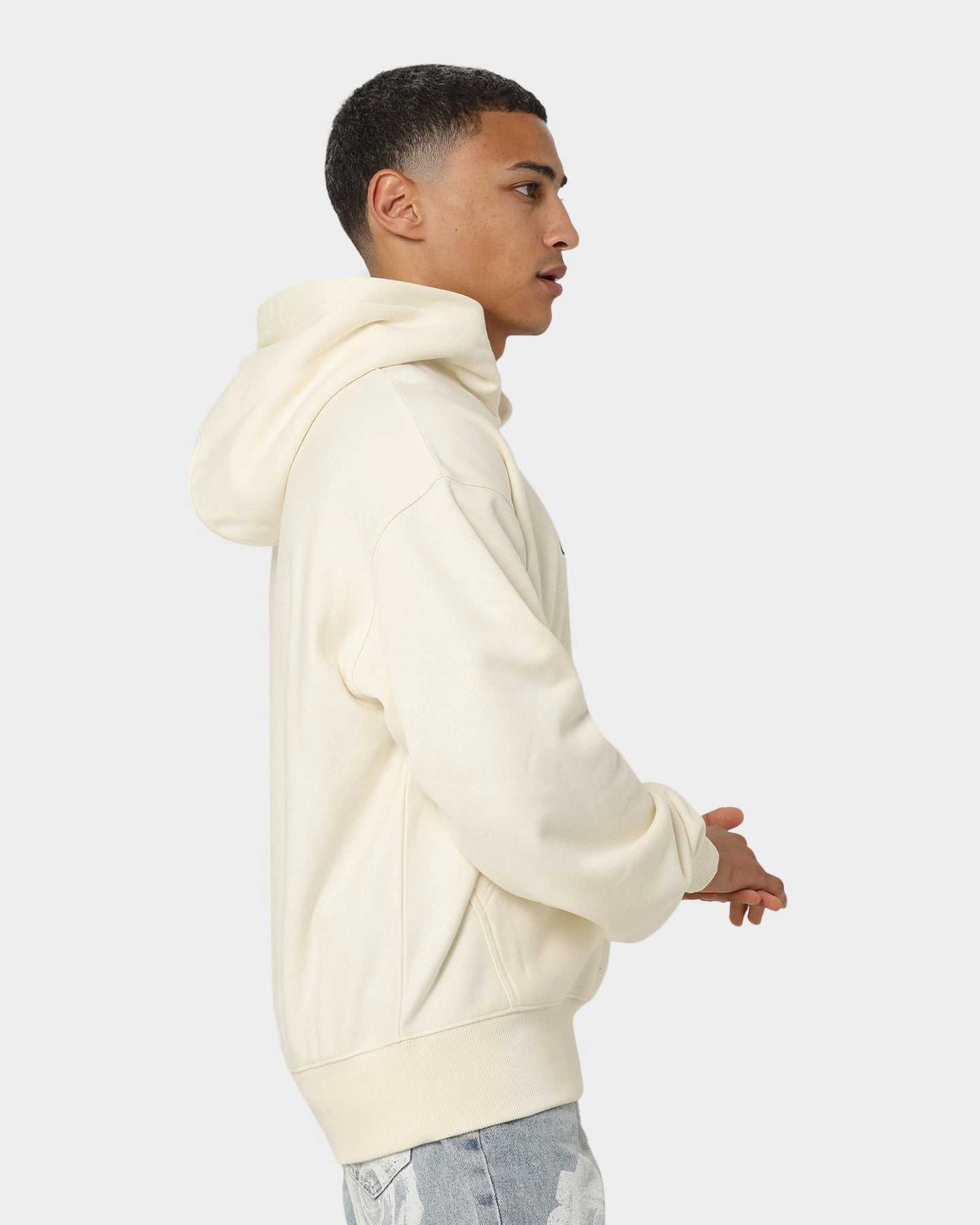 Static Resistant Carr?? Leo Oversized Hoodie Off White
