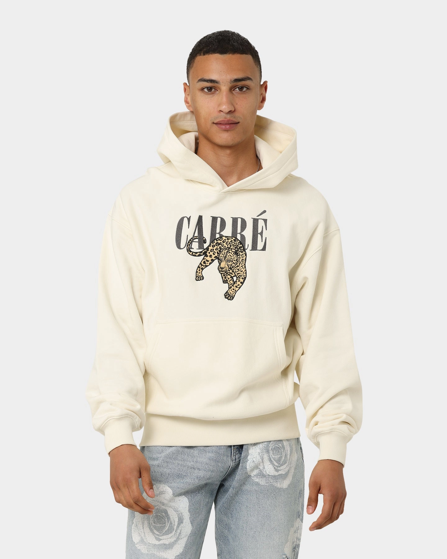 Carr?? Leo Oversized Hoodie Off White Pin
