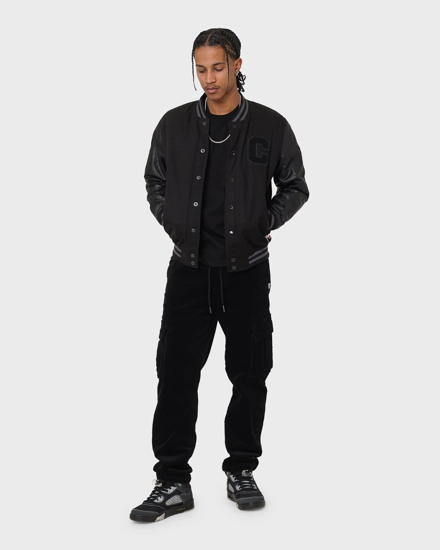 Fresh Look Carr?? MVP Varsity Jacket Black/Black