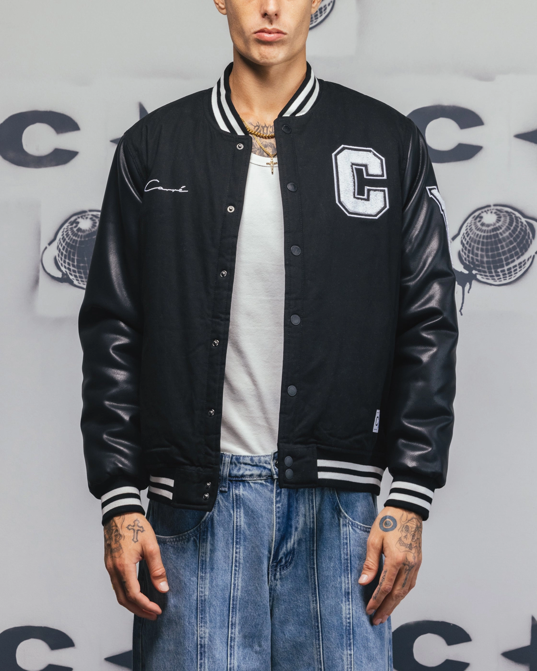 Ergonomic Design Carr?? MVP Varsity Jacket Black