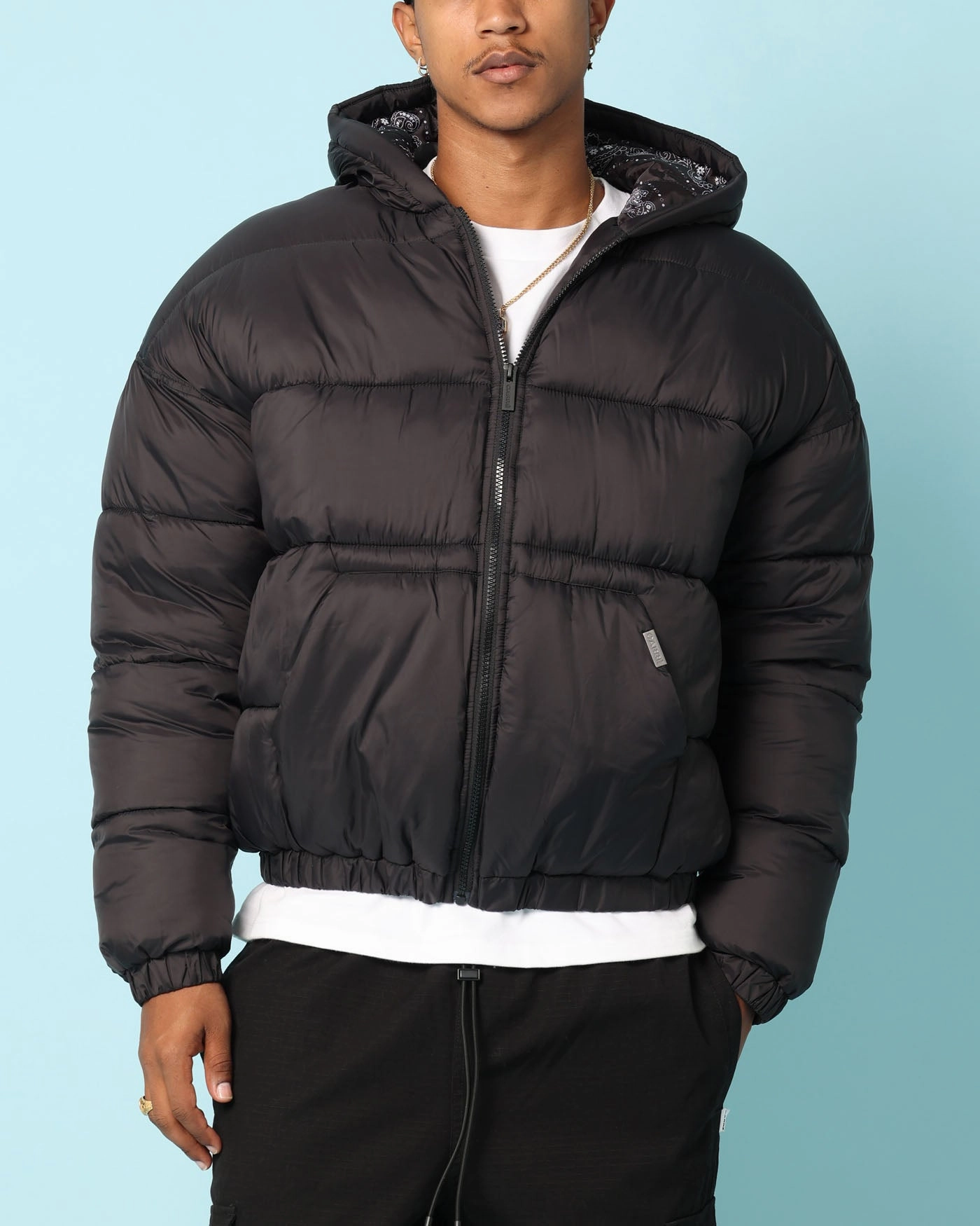 group outing Perforated Details Carr?? Odyssey Puffer Jacket Black