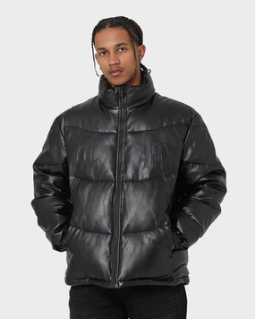 History Motion Friendly Carr?? Paris Leather Wave Puffer Jacket Black