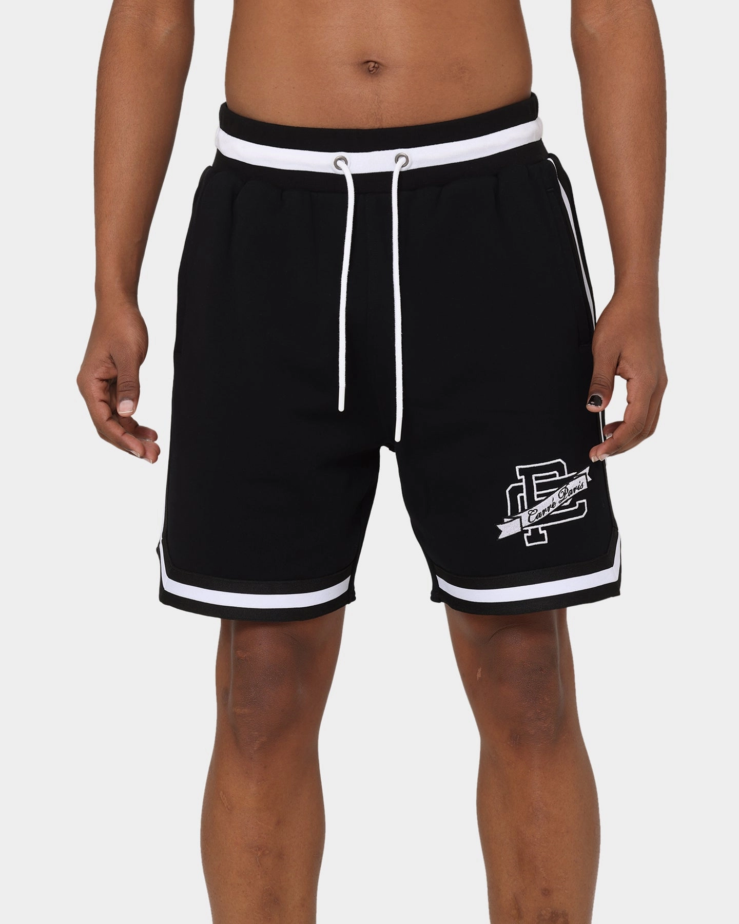 Carr?? Paris Original Fleece Basketball Shorts Black Active Style laid-back style