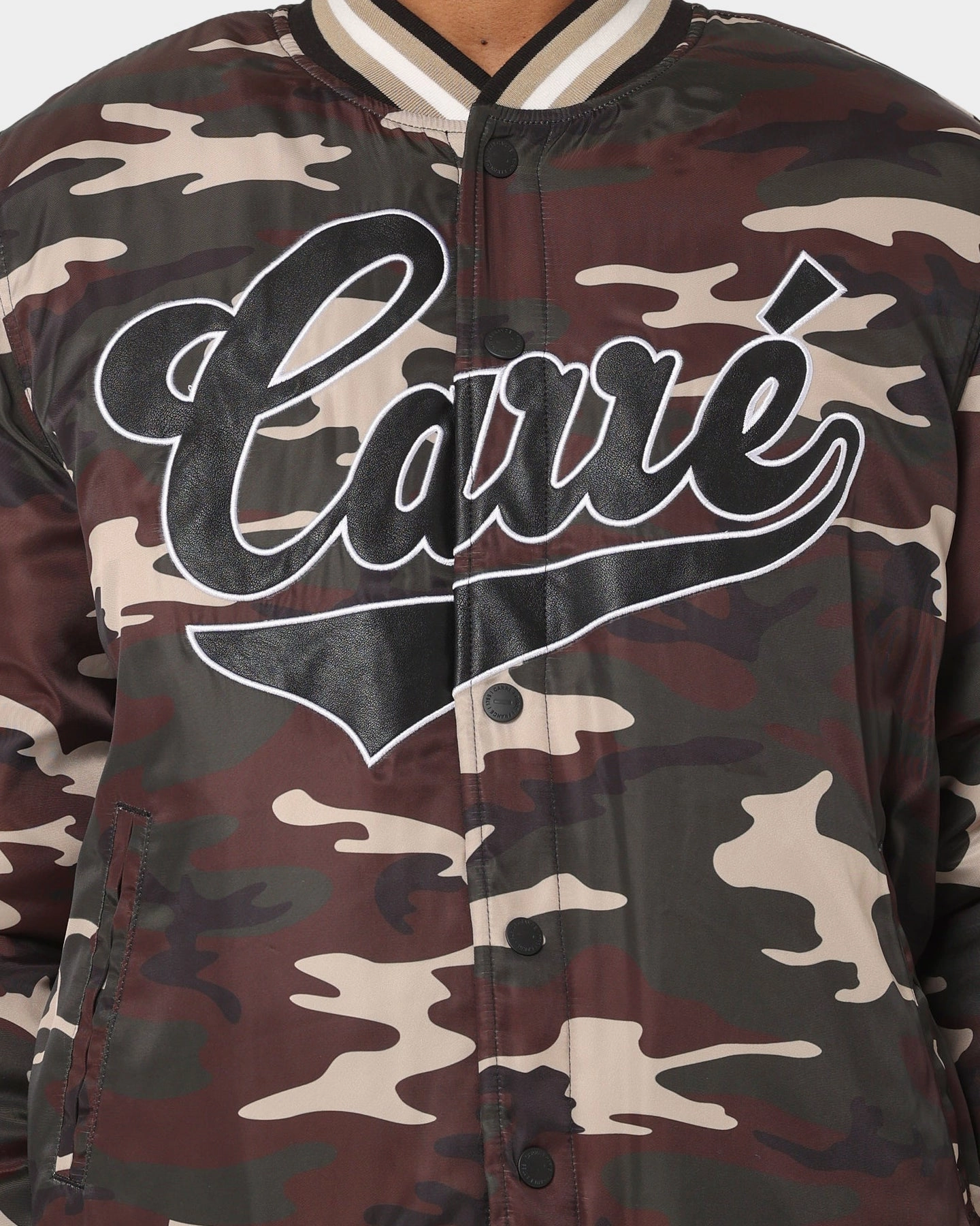 Carr?? PDB Varsity Jacket Camo Consciousness Multi Pocket