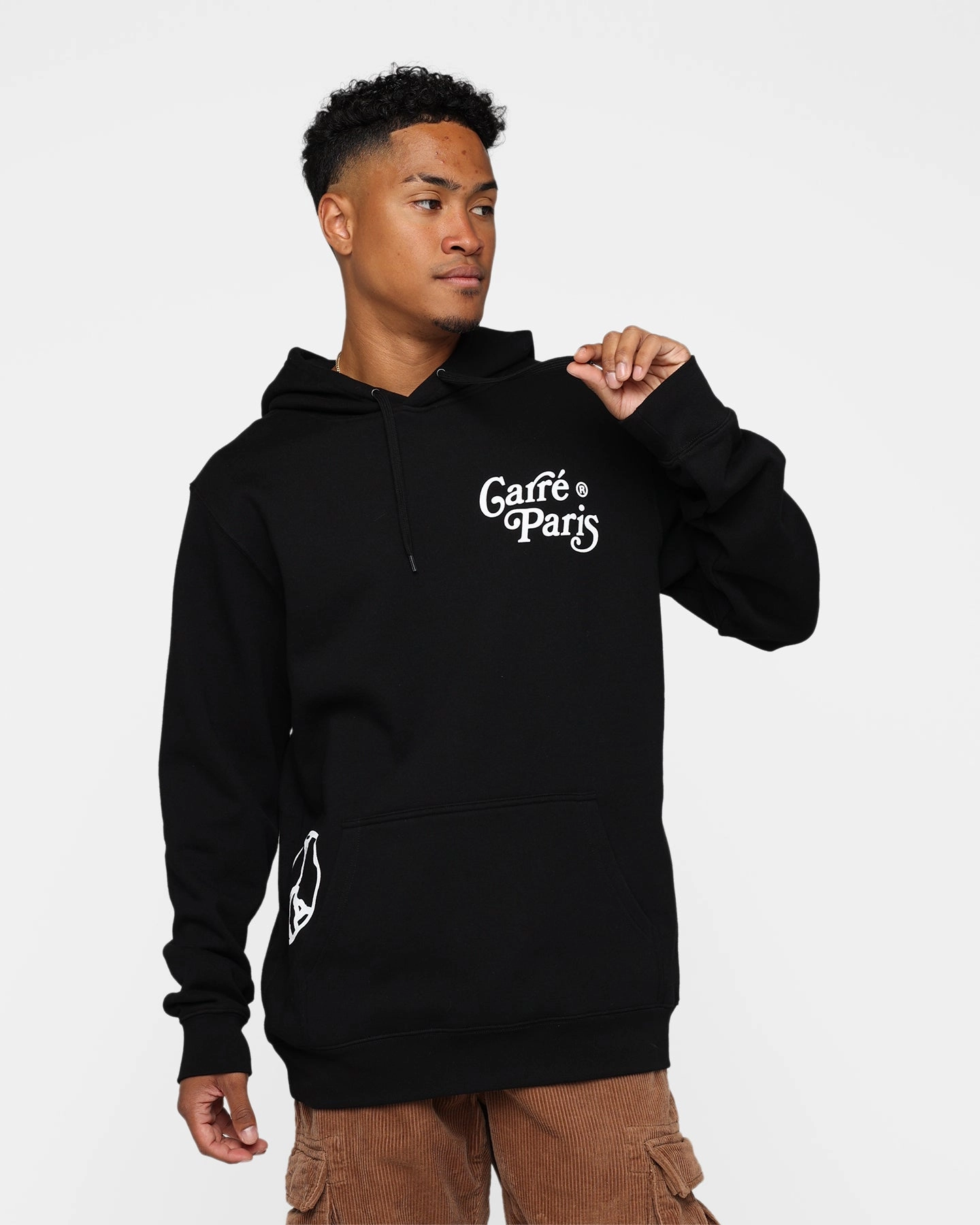 Oversized Fit Carr?? Peacemaker Classic Hoodie Black