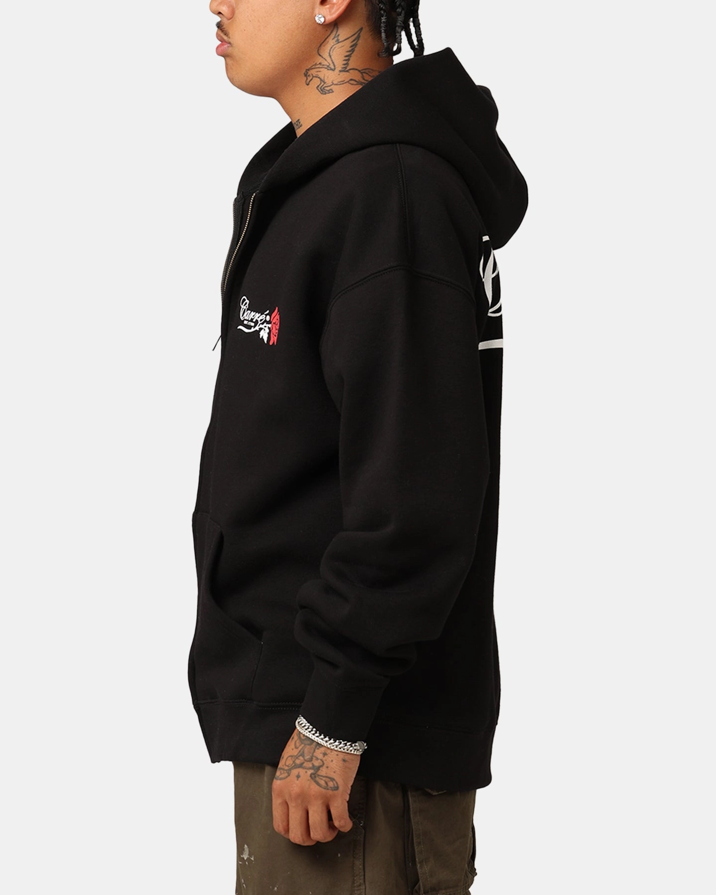 Carr?? Rara Full Zip Hoodie Black Closet Practical Layer