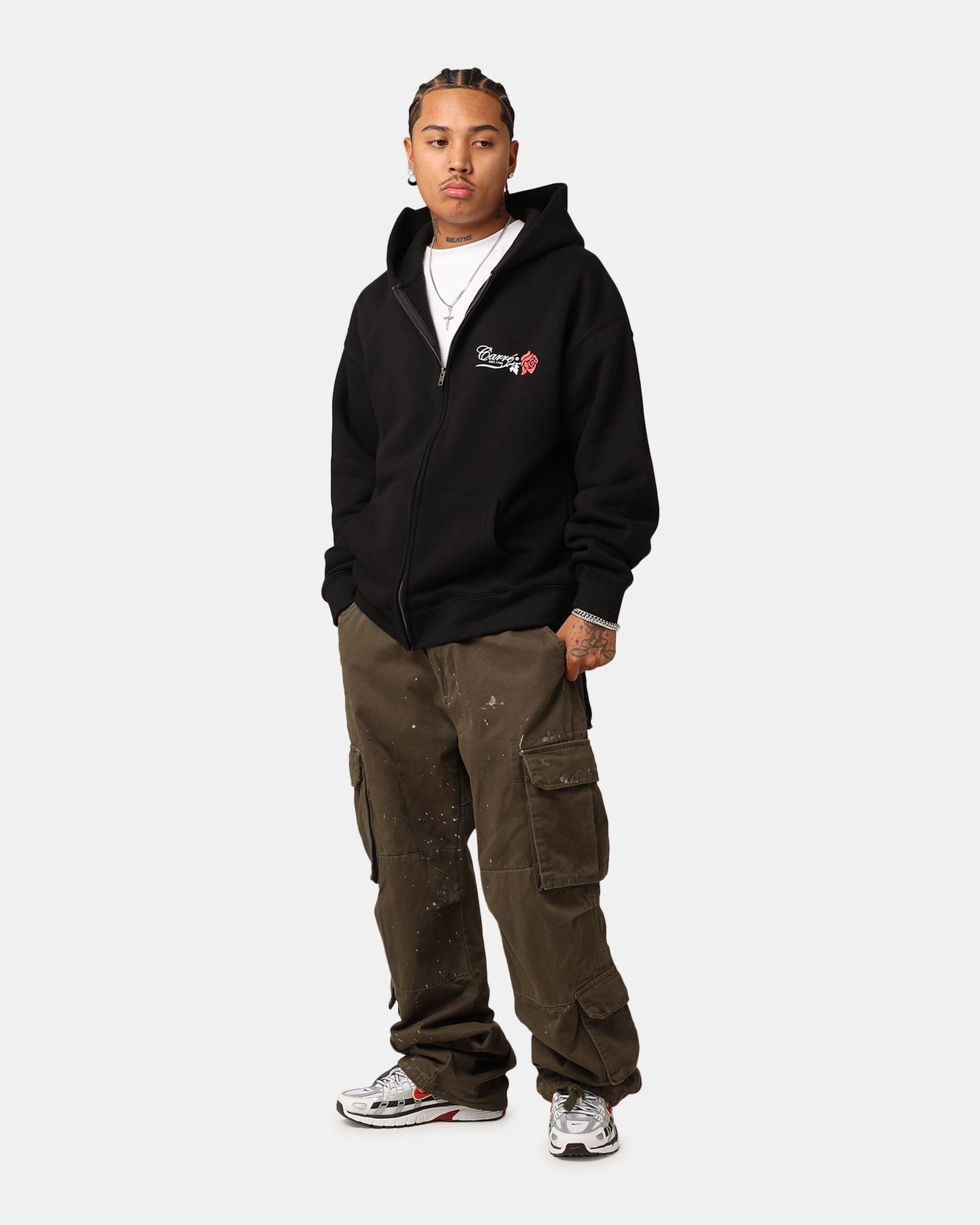 Carr?? Rara Full Zip Hoodie Black Casual Style