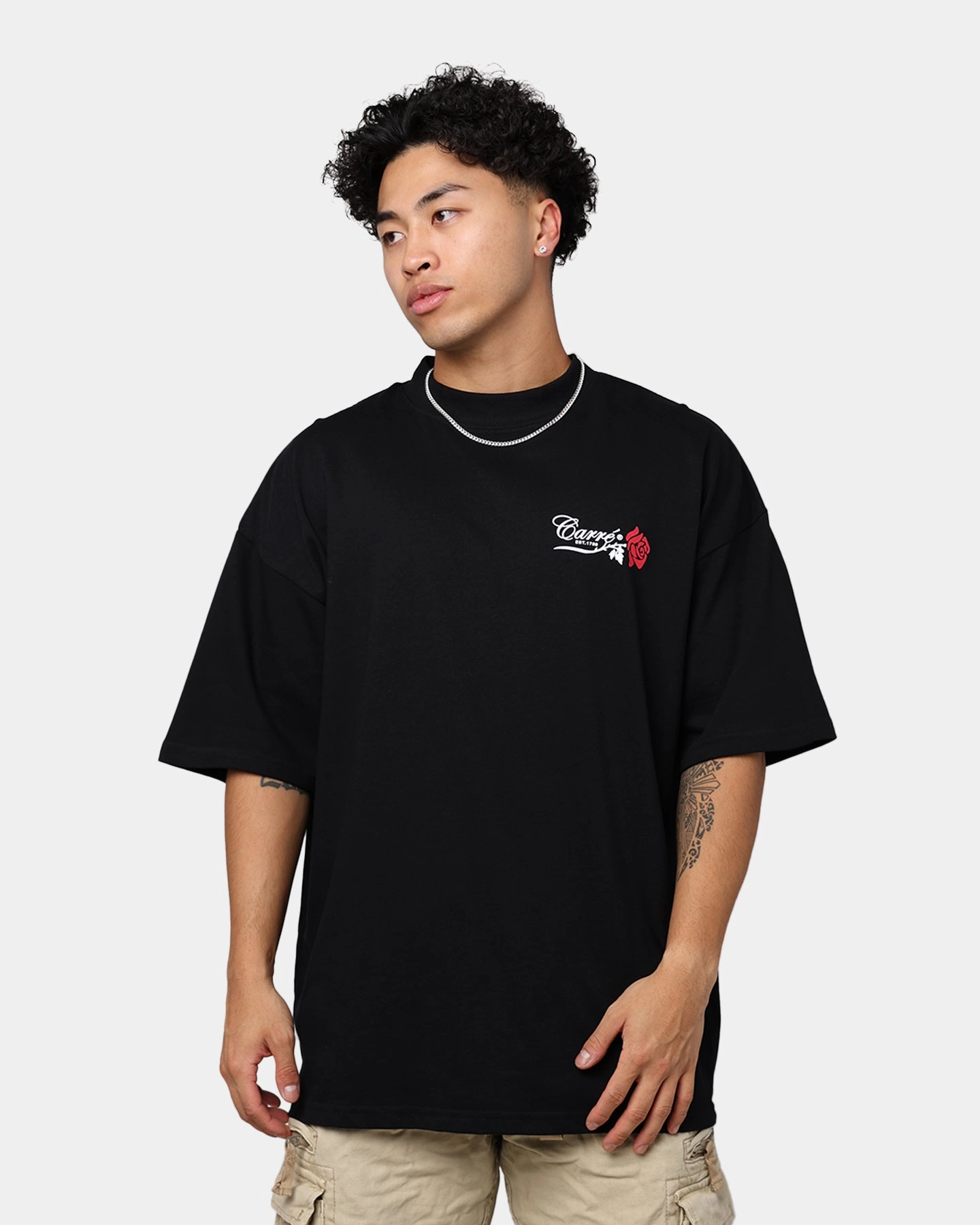 Non Fading Material Carr?? Rara Oversized T-Shirt Black