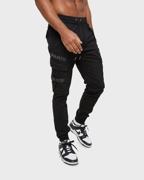 Carr?? Reflective Transition Cargo Joggers Black/Multi-coloured Flexible Gusset Design