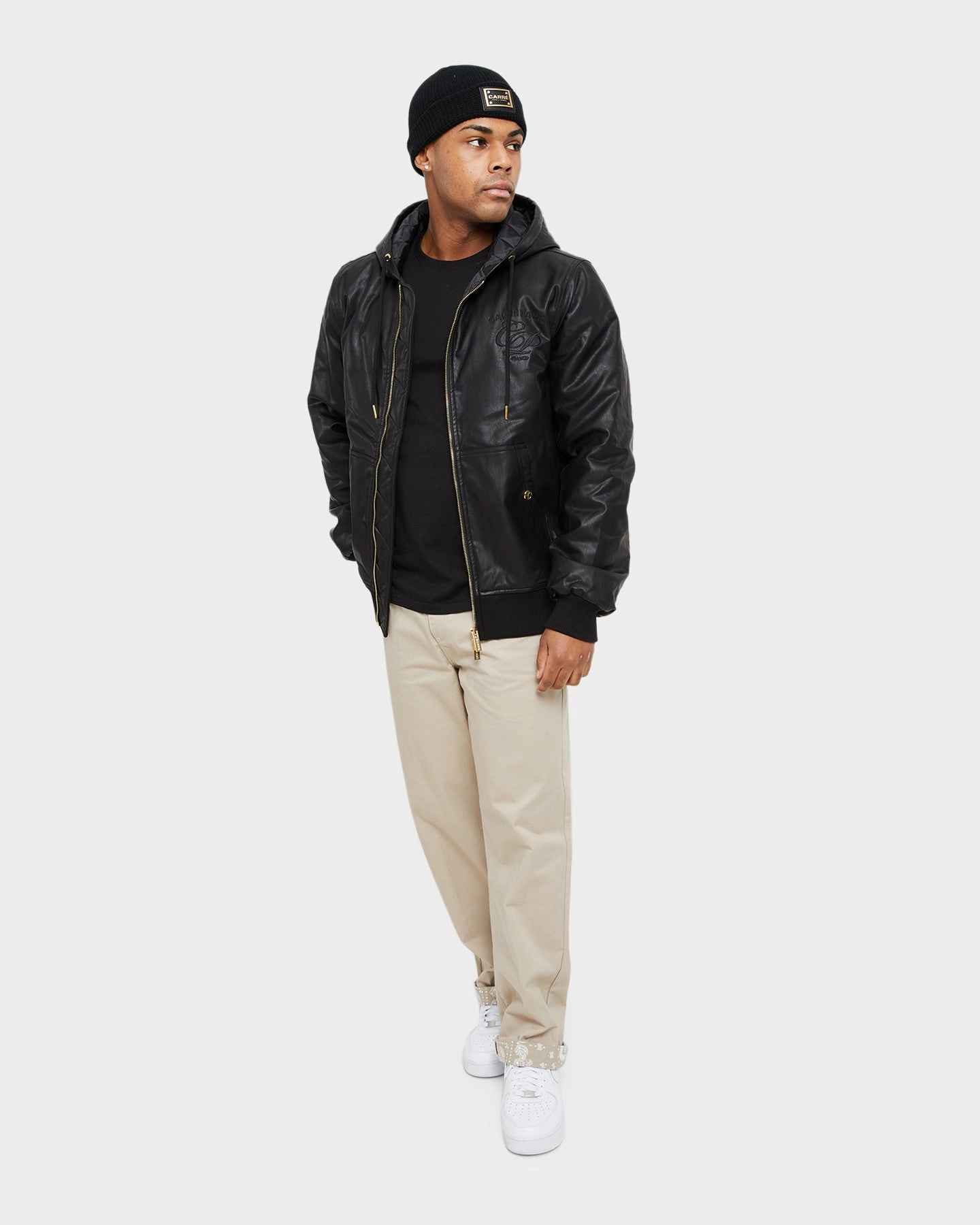 Functional Fit Three Layer Laminate Carr?? Revolutionnaires PU Jacket Black
