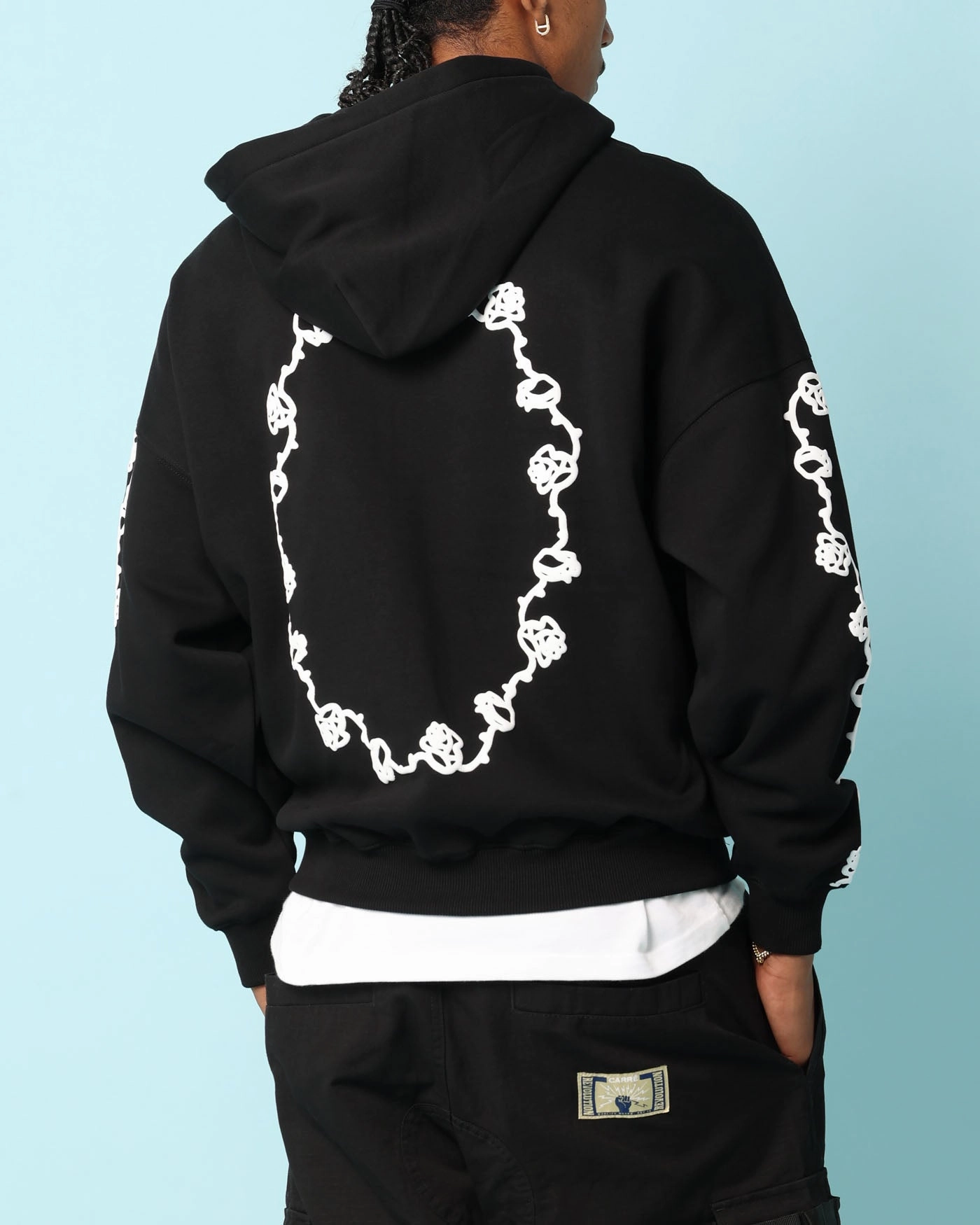 Weekend Fit Carr?? Rosebowl Zip Up Hoodie Black