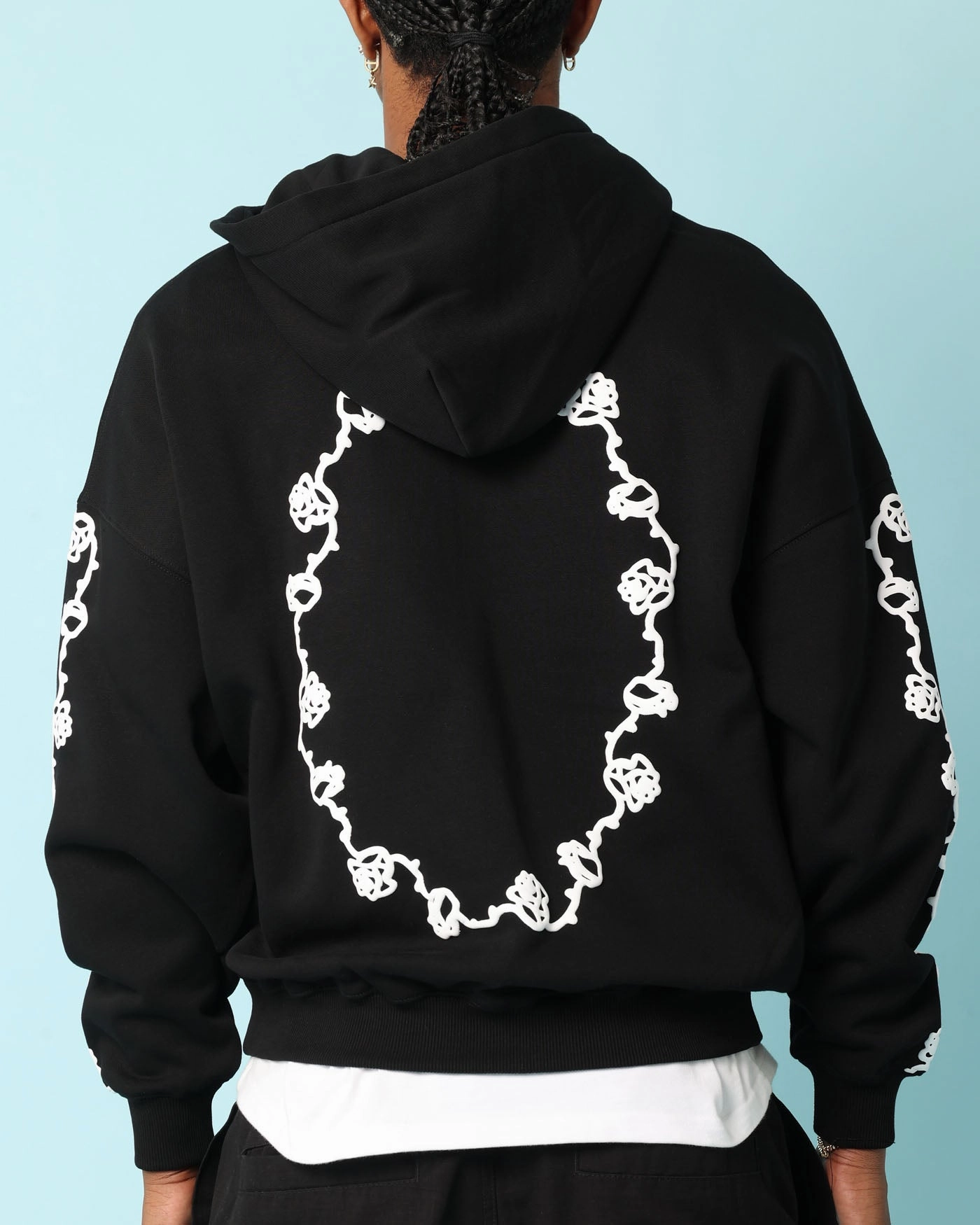 travel use sports event Carr?? Rosebowl Zip Up Hoodie Black