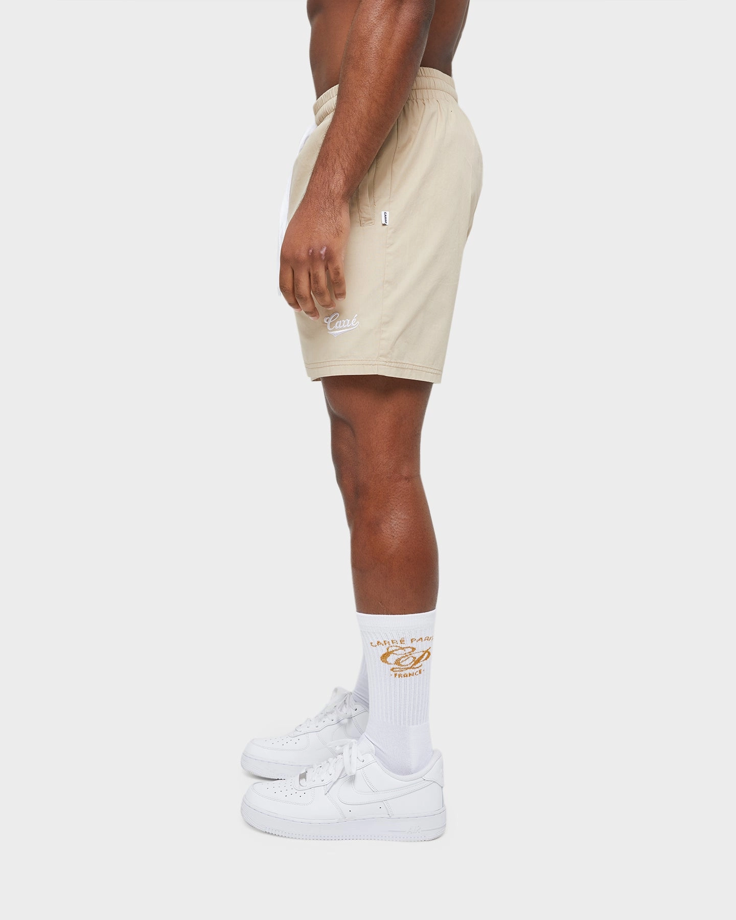 earthy shades Carr?? Simplicit?? Slide Shorts Stone