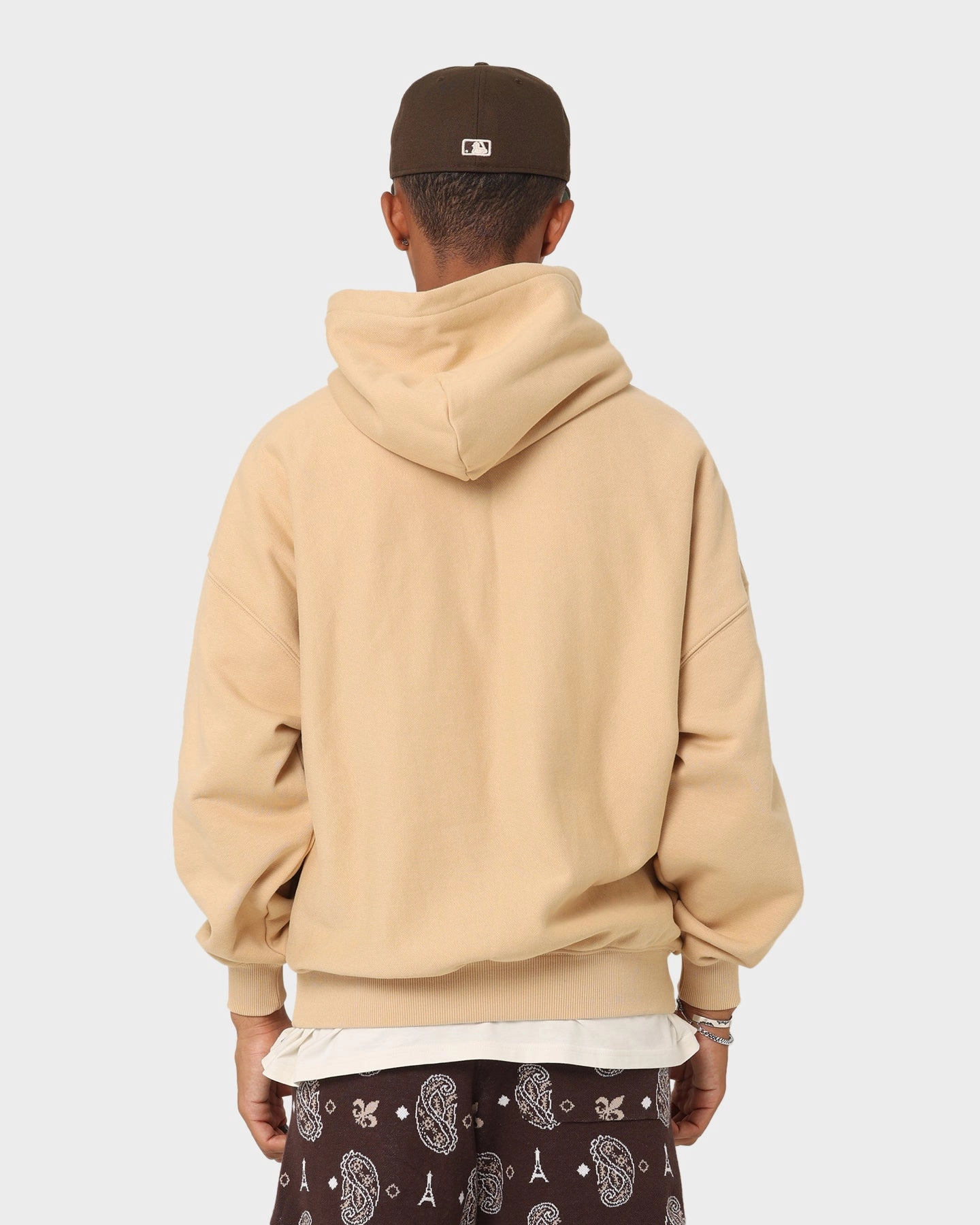 Carr?? Star Sign Oversized Hoodie Dark Tan Essential Warmth