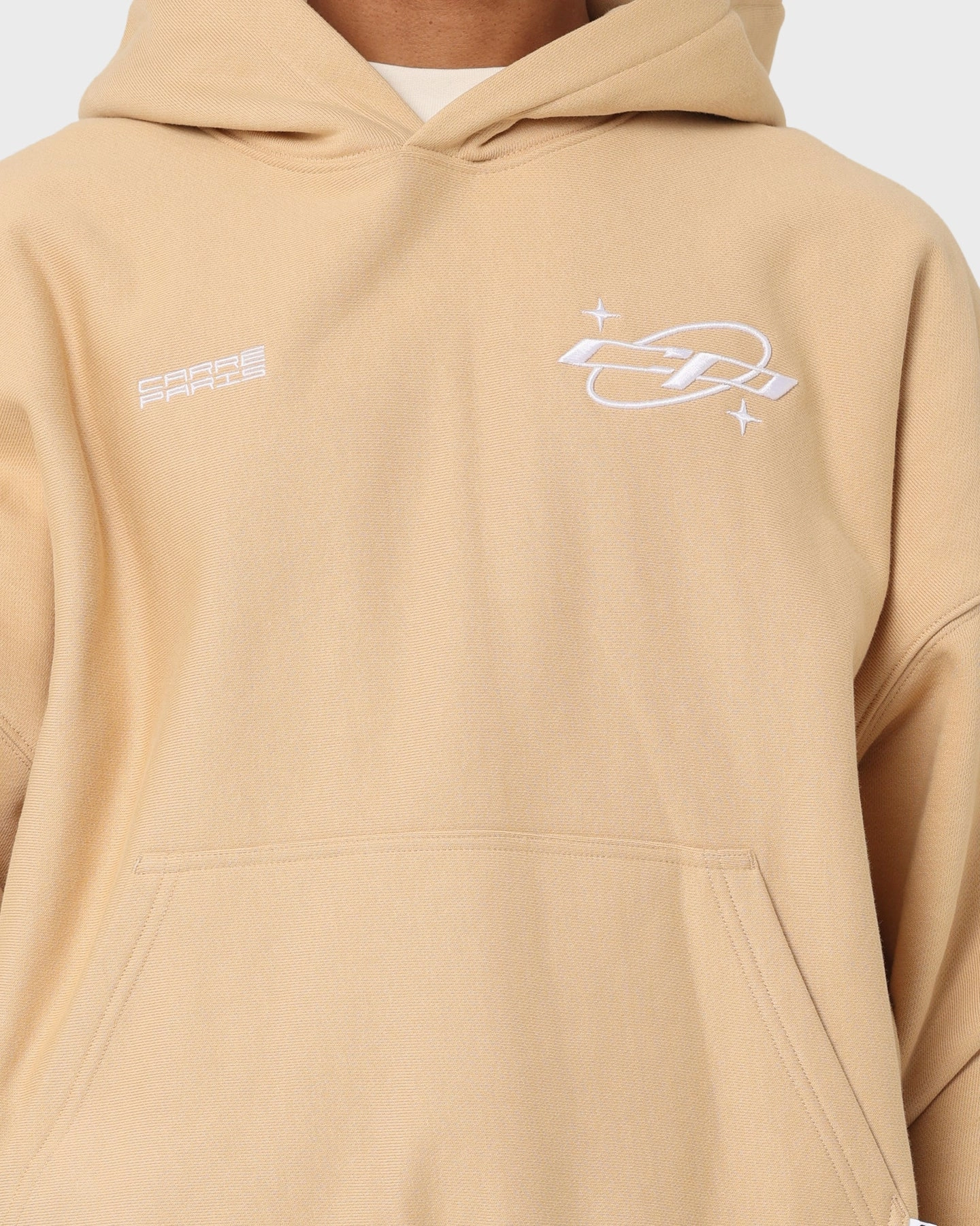 car Opinion Carr?? Star Sign Oversized Hoodie Dark Tan