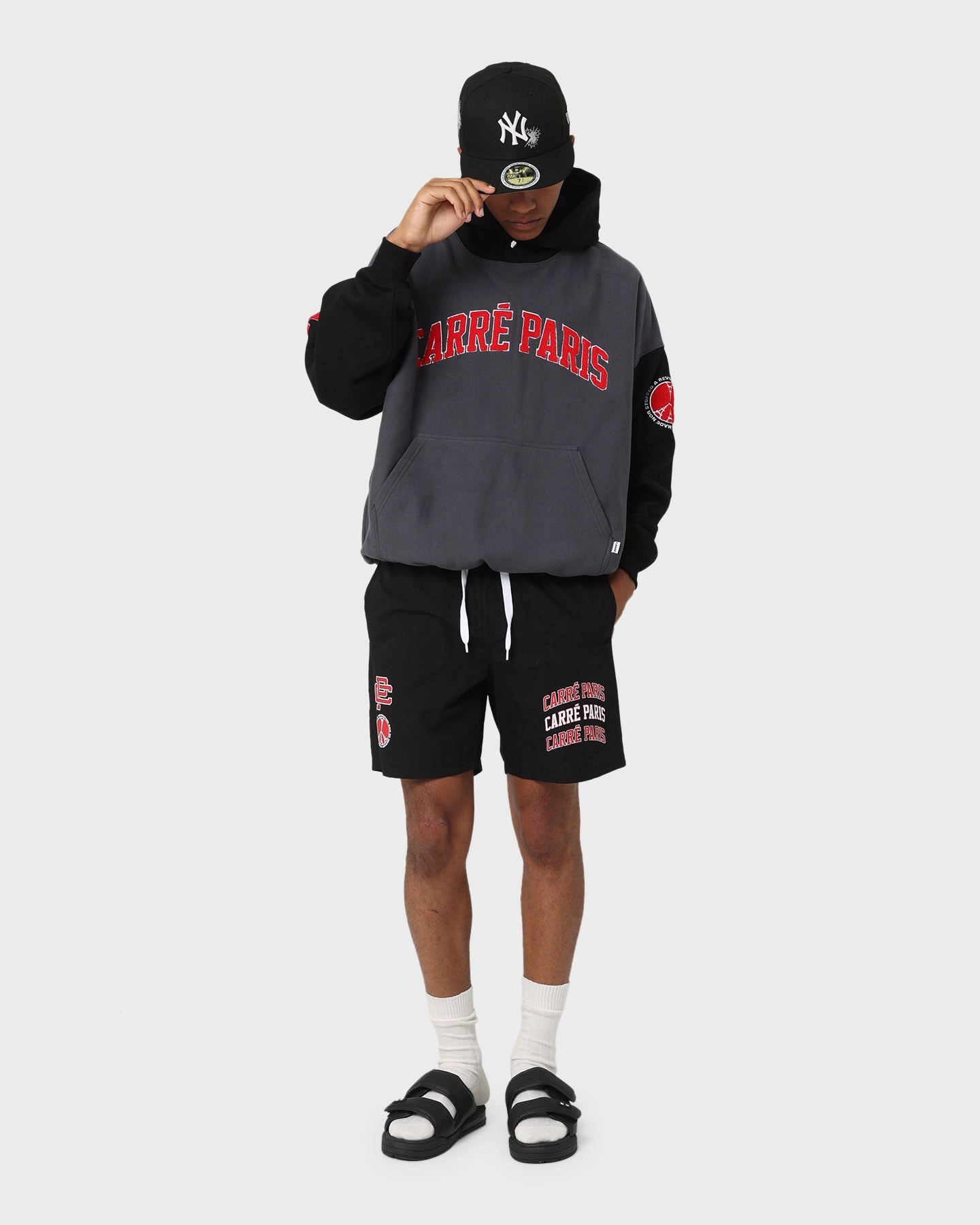 Carr?? Team Slide Shorts Black Parka