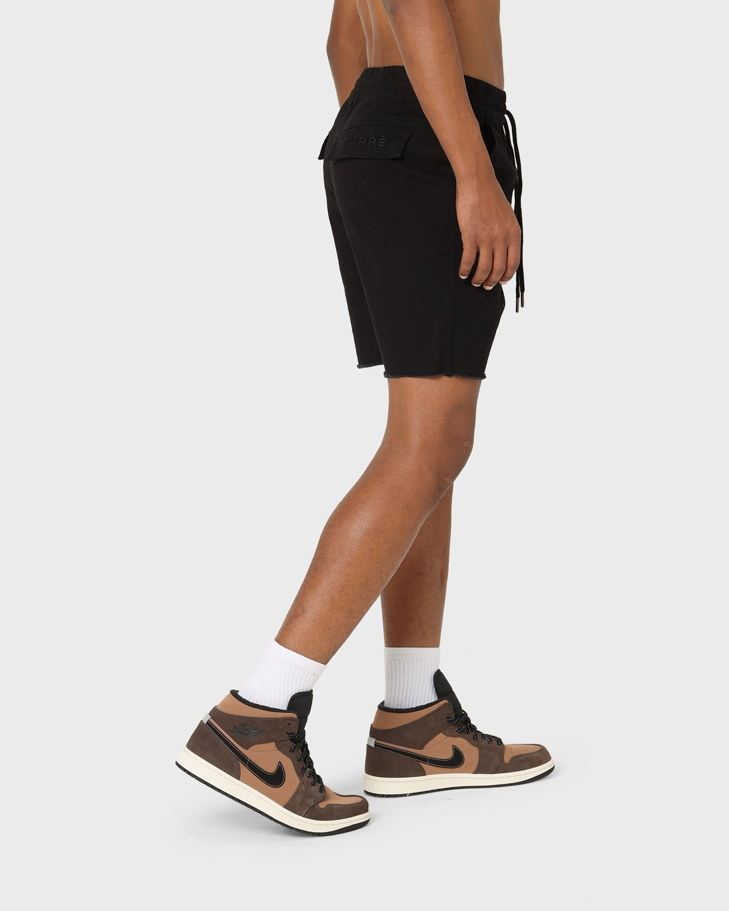 Anti Chafe Seamless Eco Friendly Dye Carr?? Tutech Walk Shorts Black