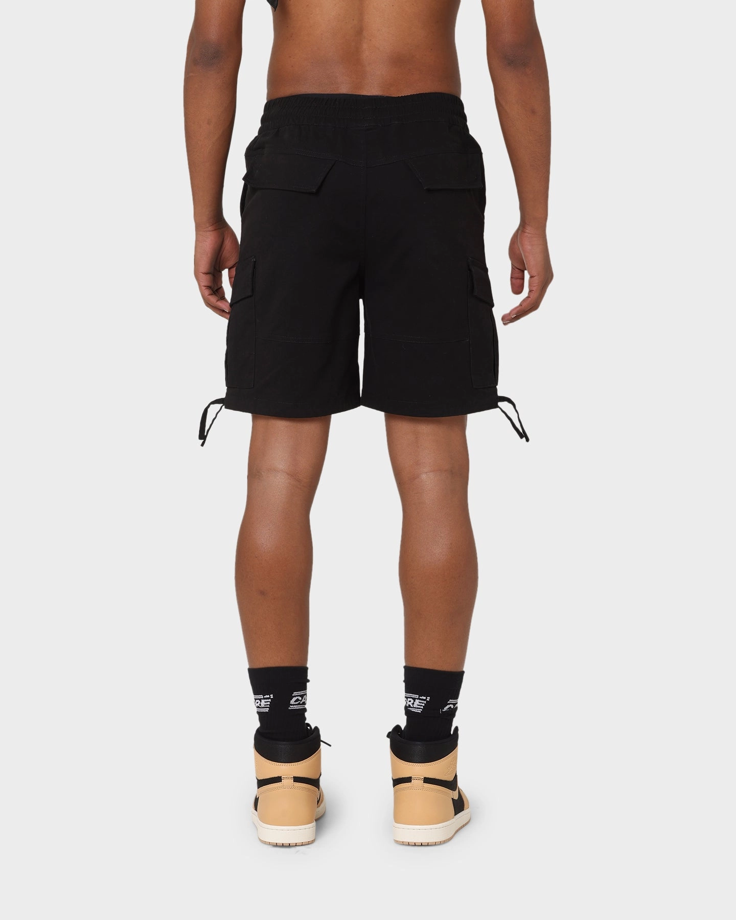Carr?? Utility Cargo Shorts Black Zero Chafe Construction silk blend
