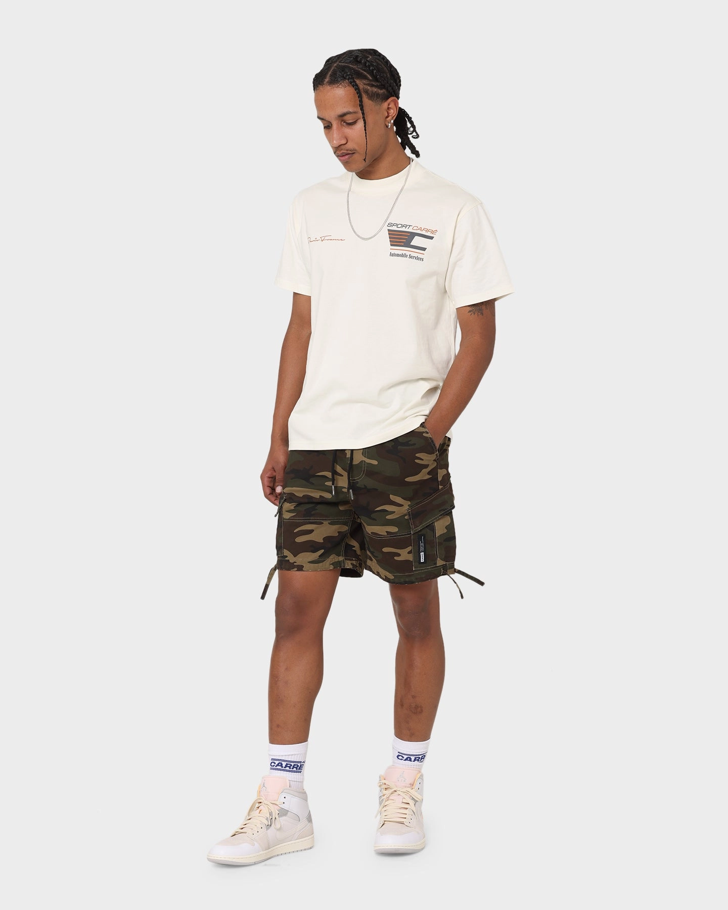Carr?? Utility Cargo Shorts Camo surfing attire Eco Friendly Dye Process