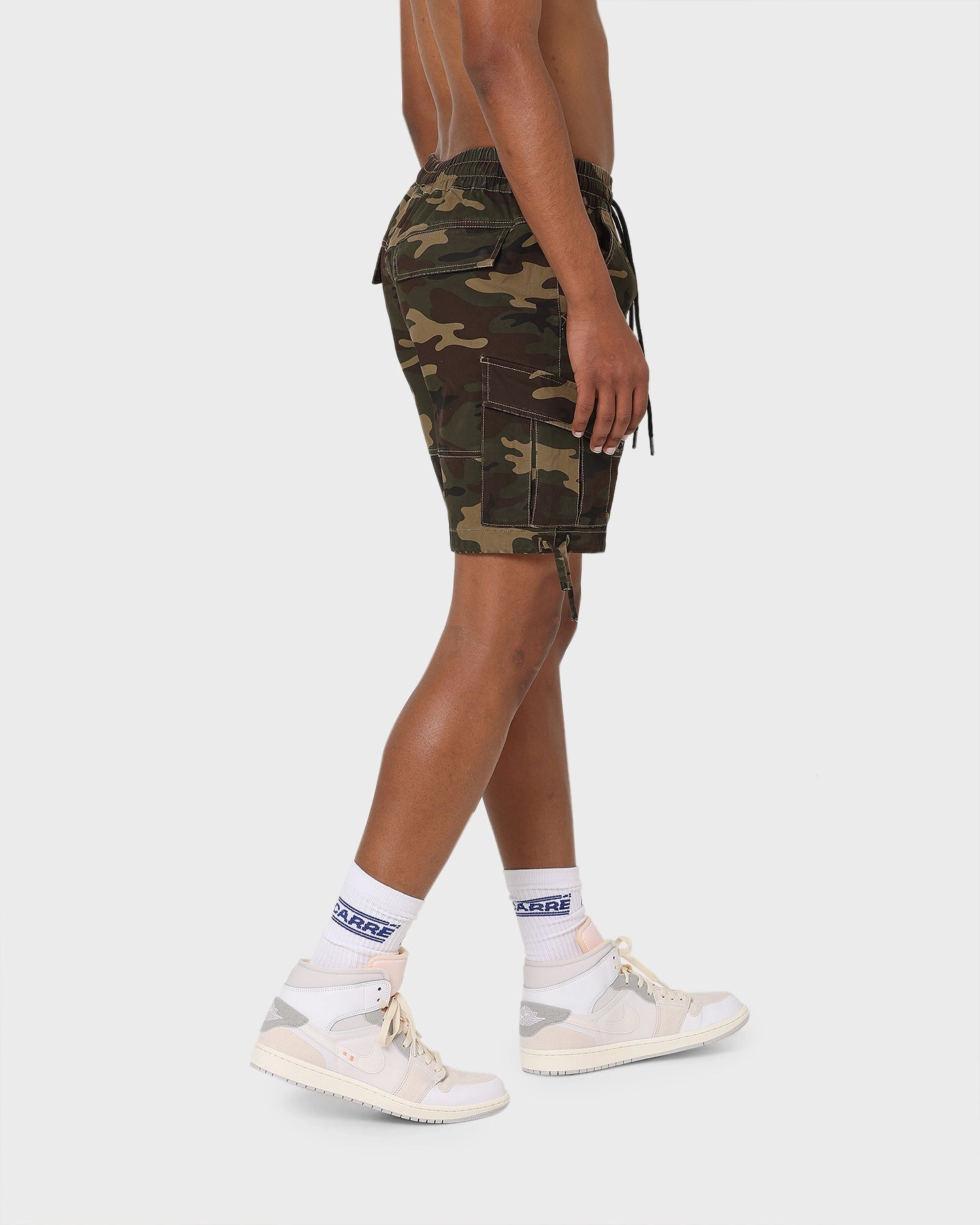 Carr?? Utility Cargo Shorts Camo Seamless Edge Design Floral Print
