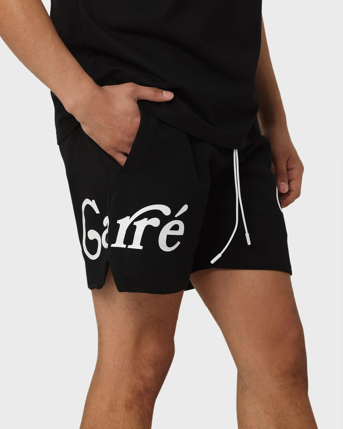 Carr?? Volle Sweat Short Black Streetwear